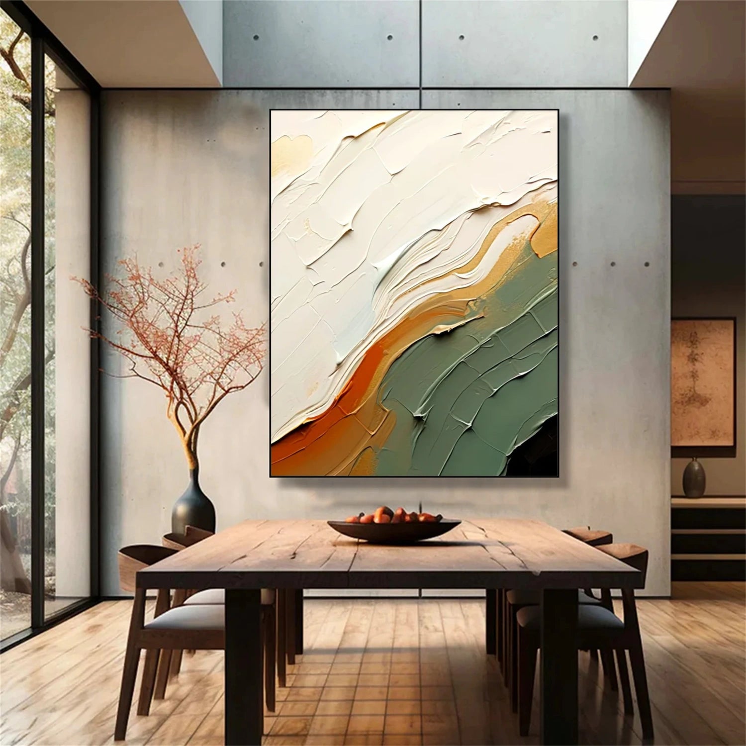 Abstract Textured Canvas Art #WS833