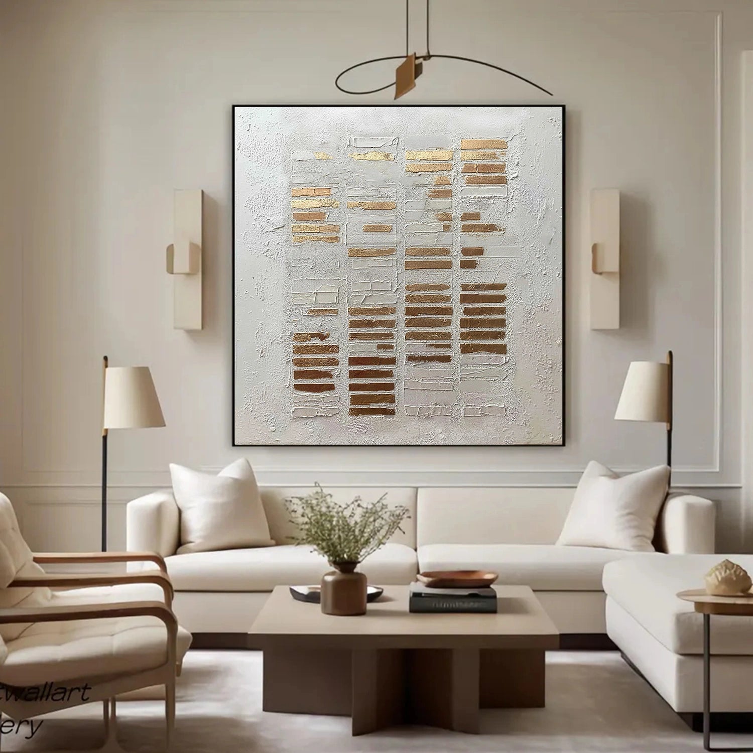 Wabi Sabi Textured Canvas Art #WS931