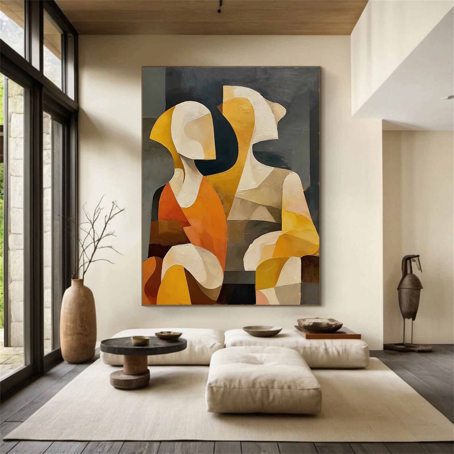 Abstract Portrait Wall Art #AP076