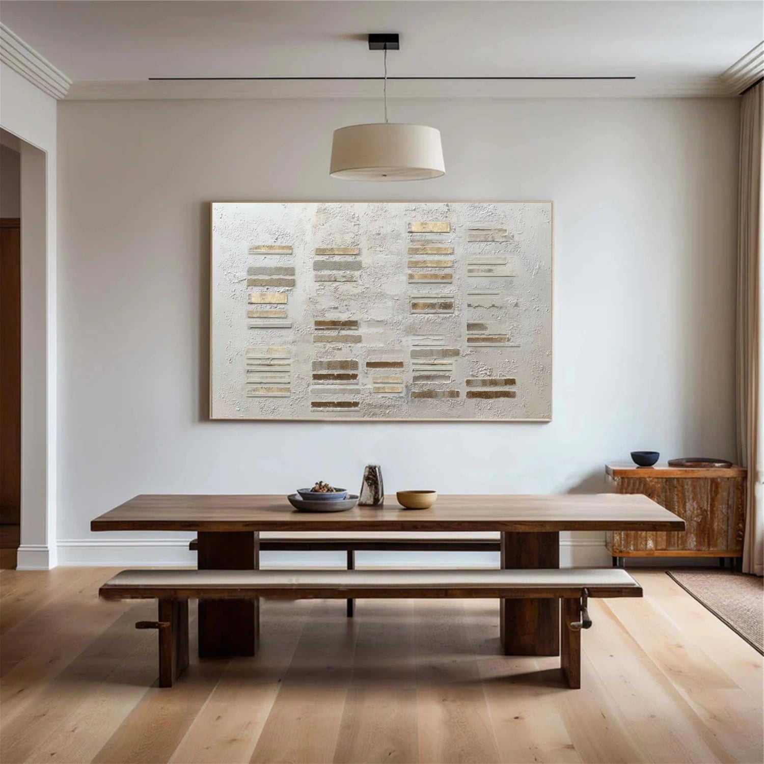 Wabi Sabi Textured Canvas Art #WS927