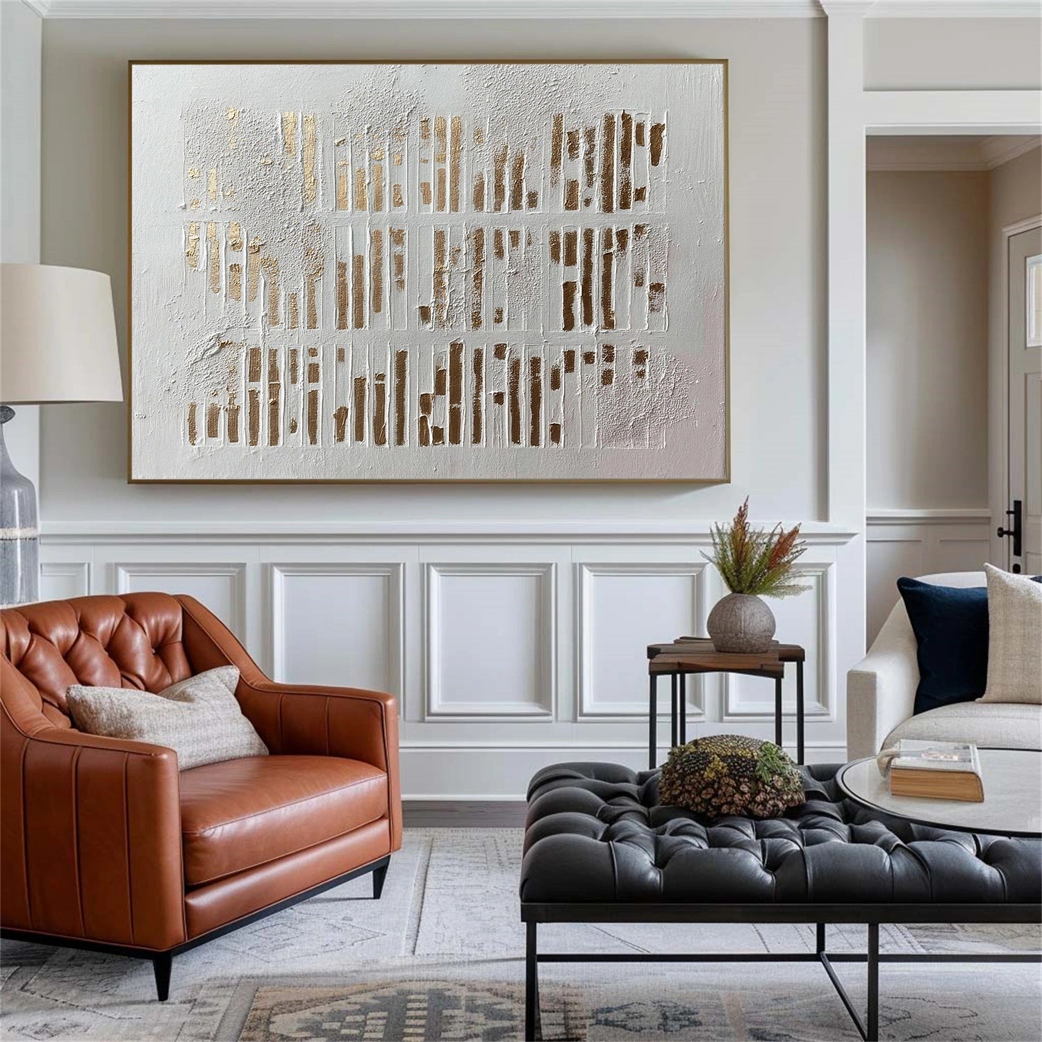 Wabi Sabi Textured Canvas Art #WS930