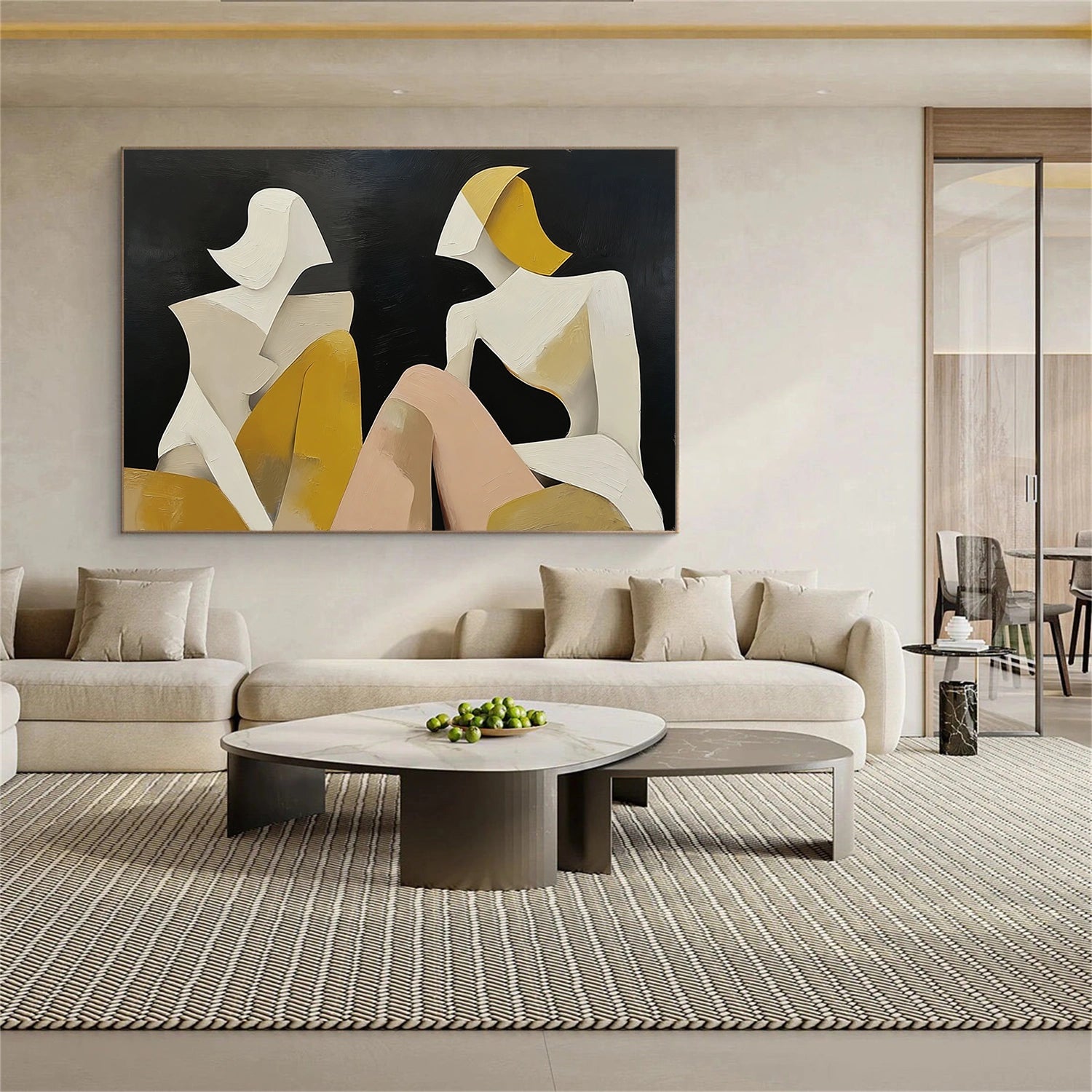 Abstract Portrait Wall Art #AP078