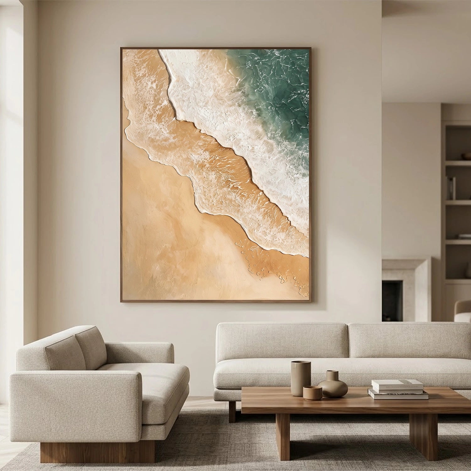 Sea & Sky Abstract Wall Art #MS303