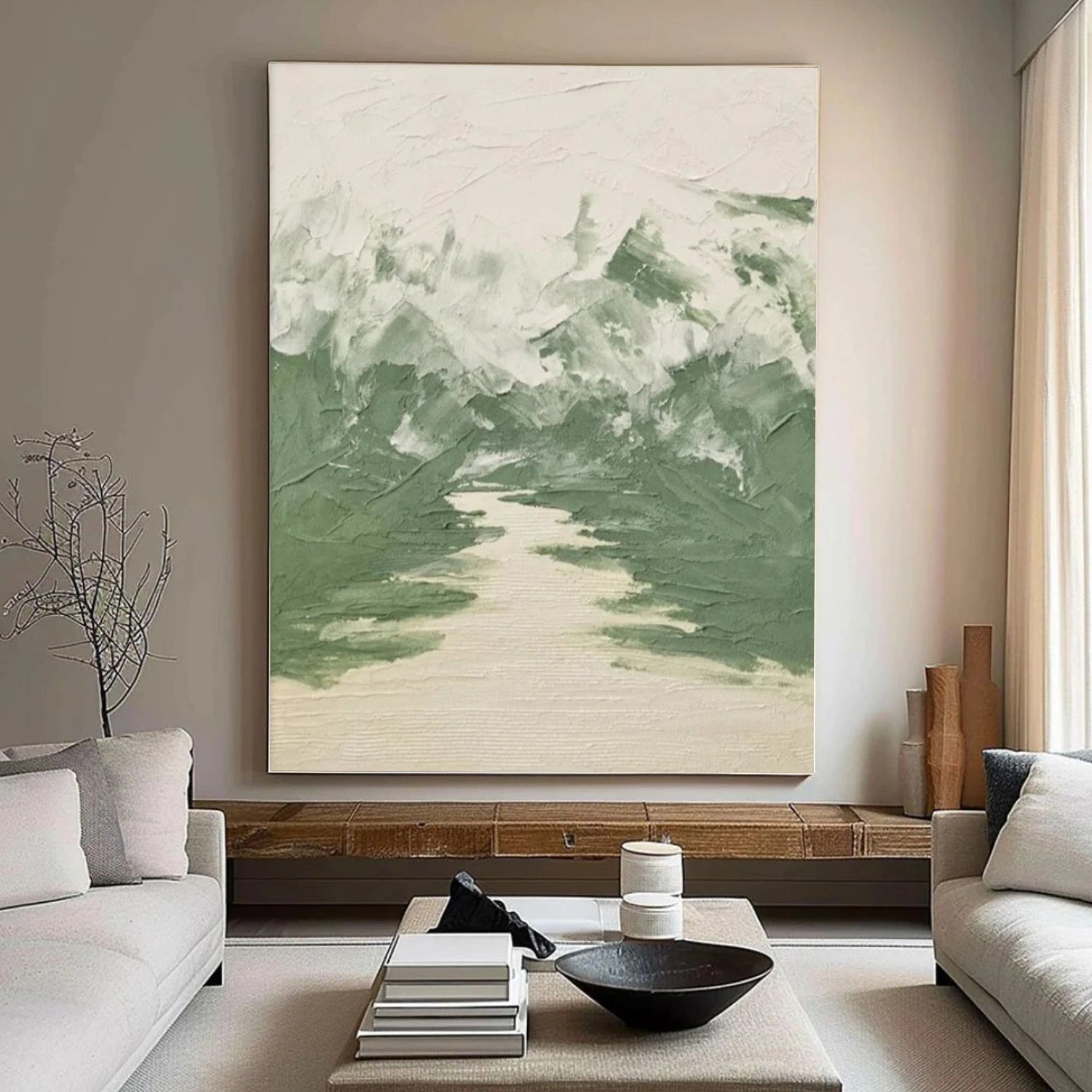 Minimalist Mountain Canvas Art #MM293