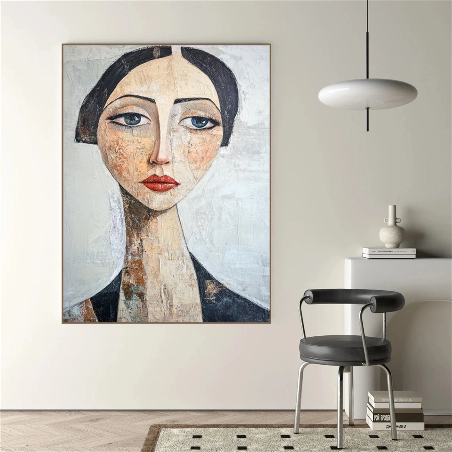 Abstract Portrait Wall Art #AP104