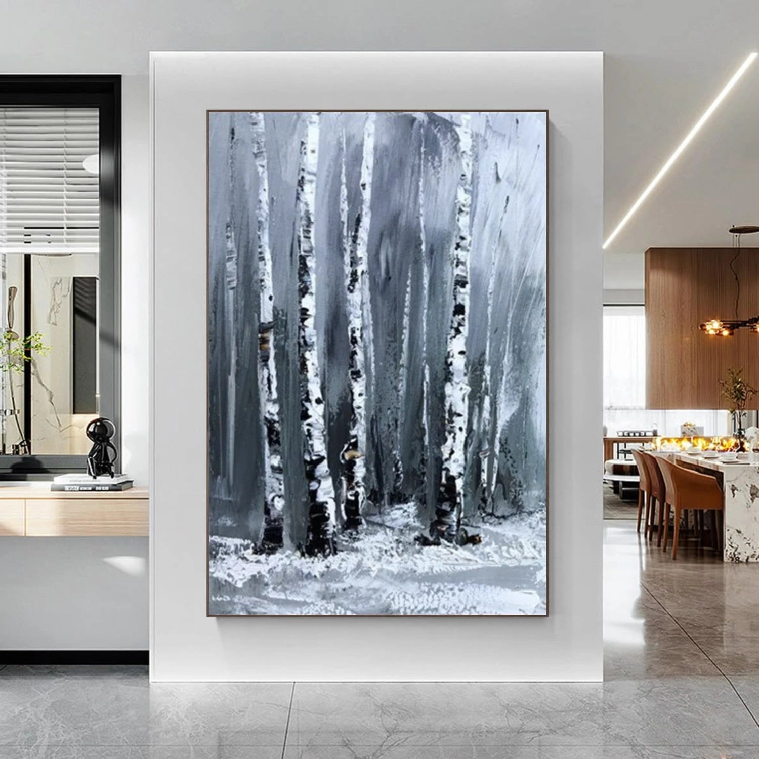 Flower & Tree Abstract Wall Art #ML162