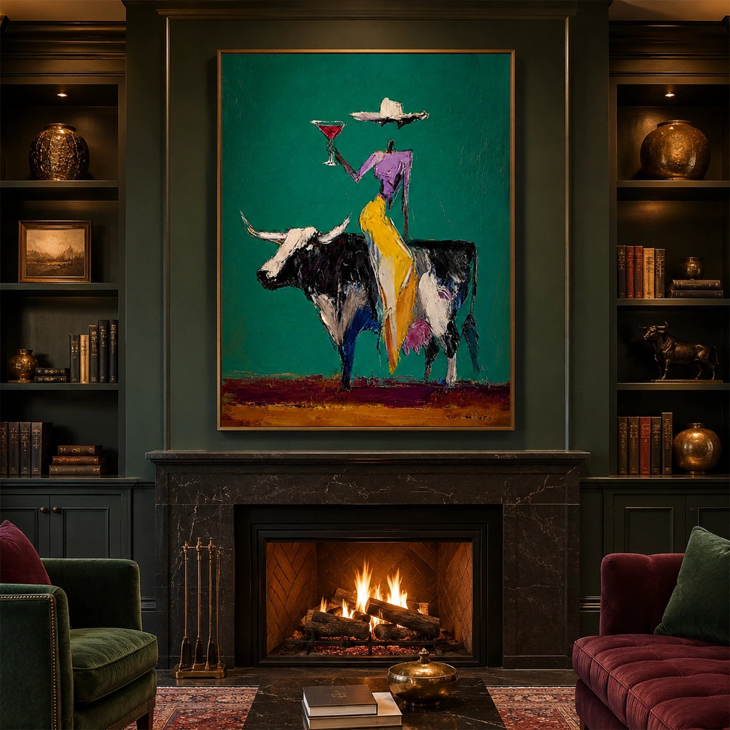 Western Cowboy Art #VA155