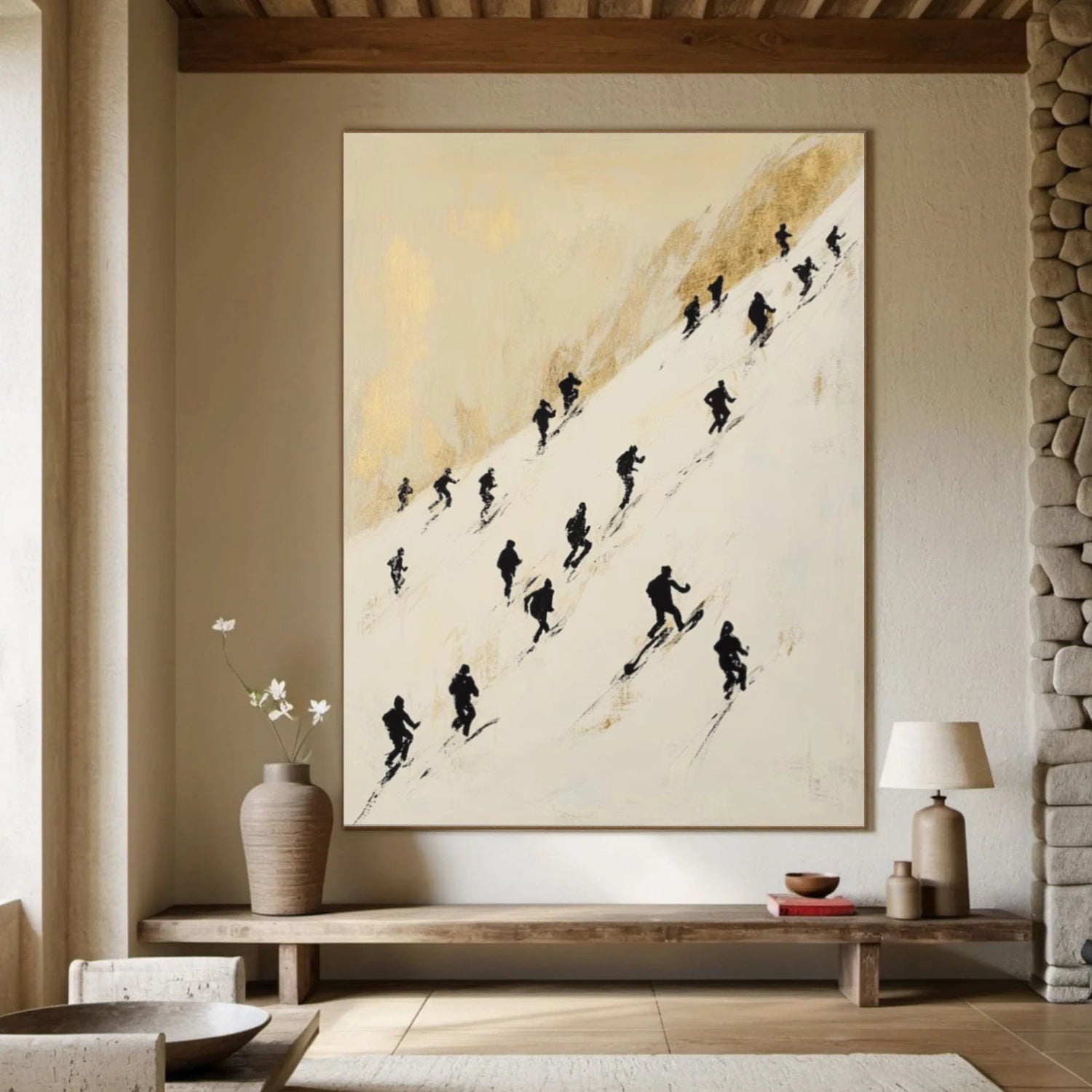 Skiing Sport Wall Art #SA035