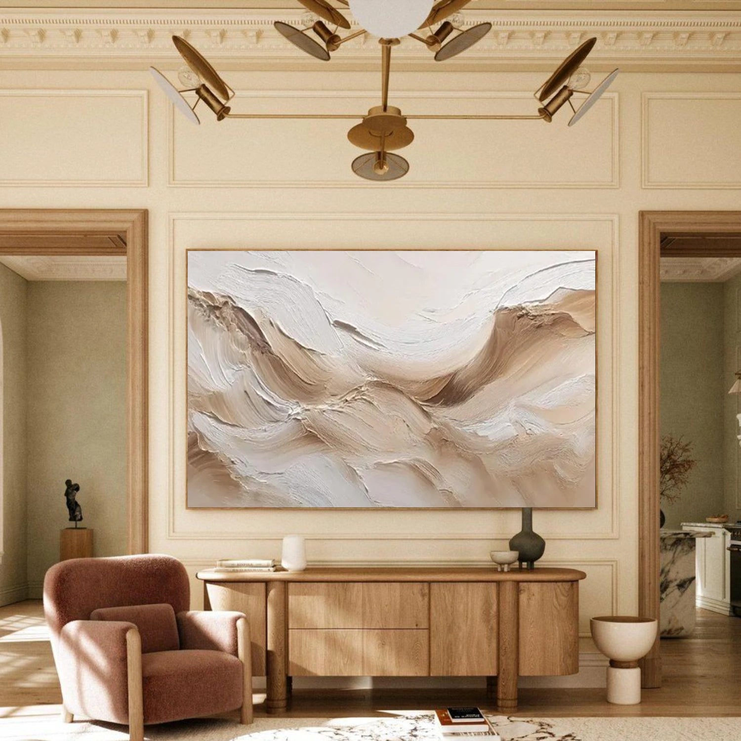 Minimalist Textured Canvas Art #MM372