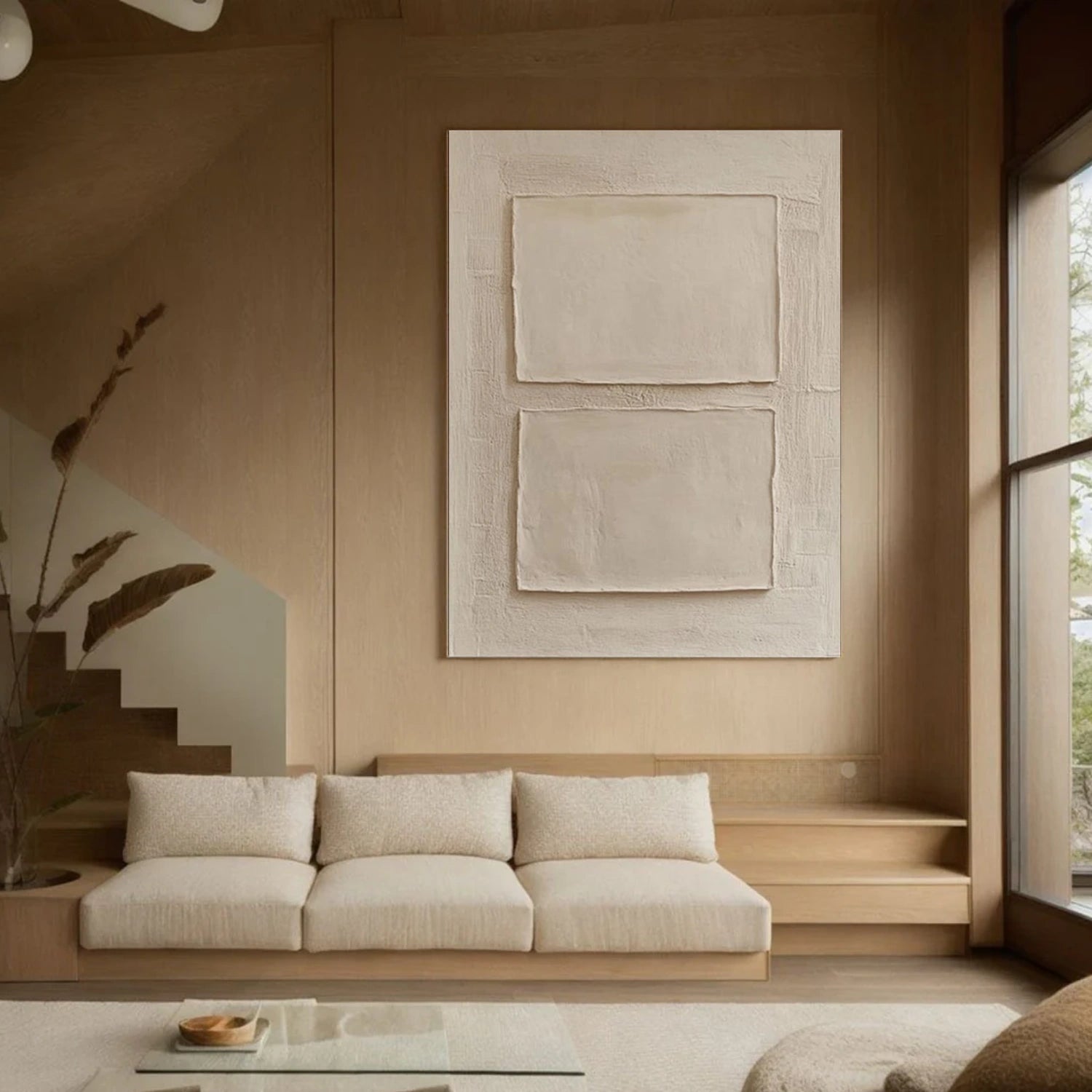 Minimalist Textured Canvas Art #MM355