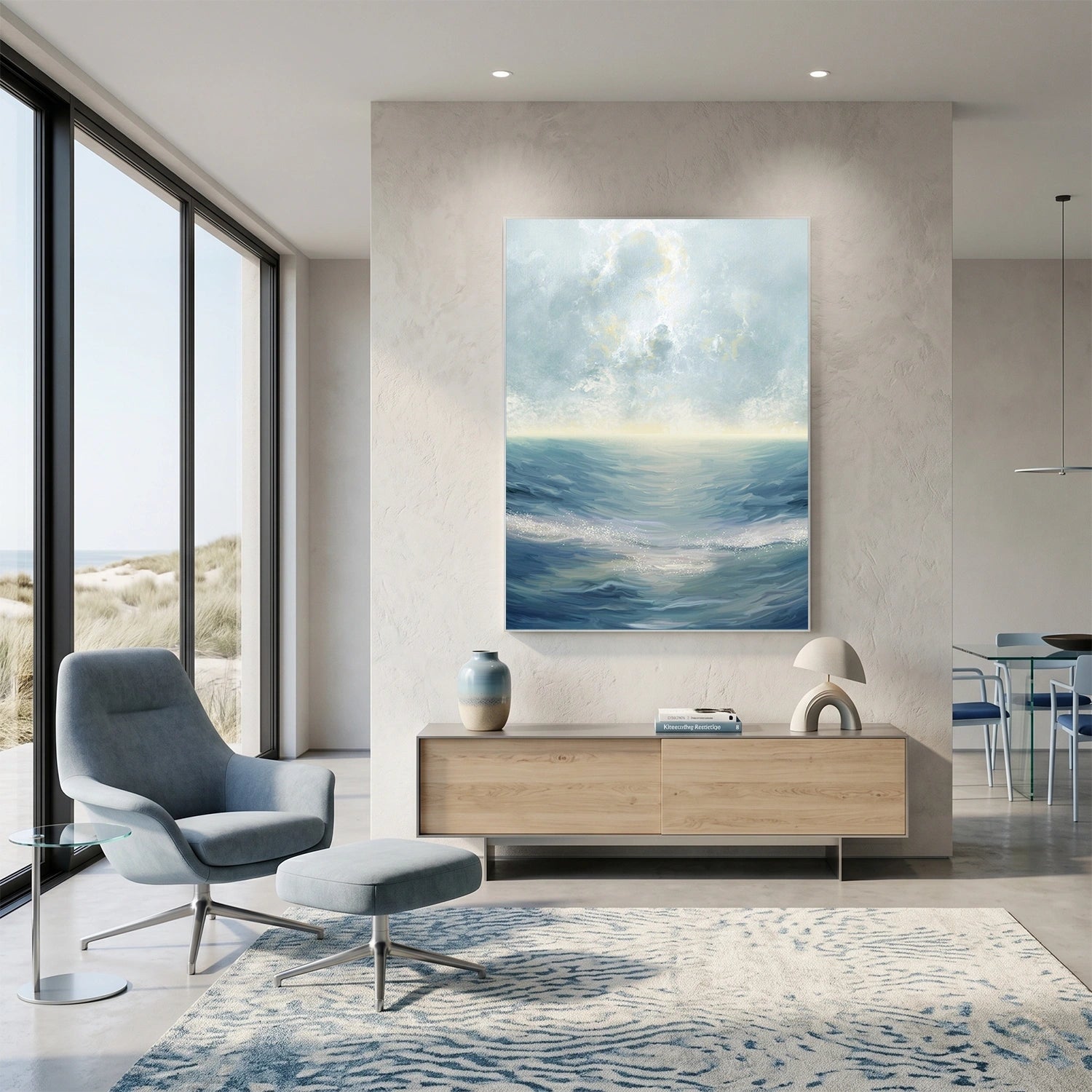 Sea & Sky Abstract Wall Art #MS305