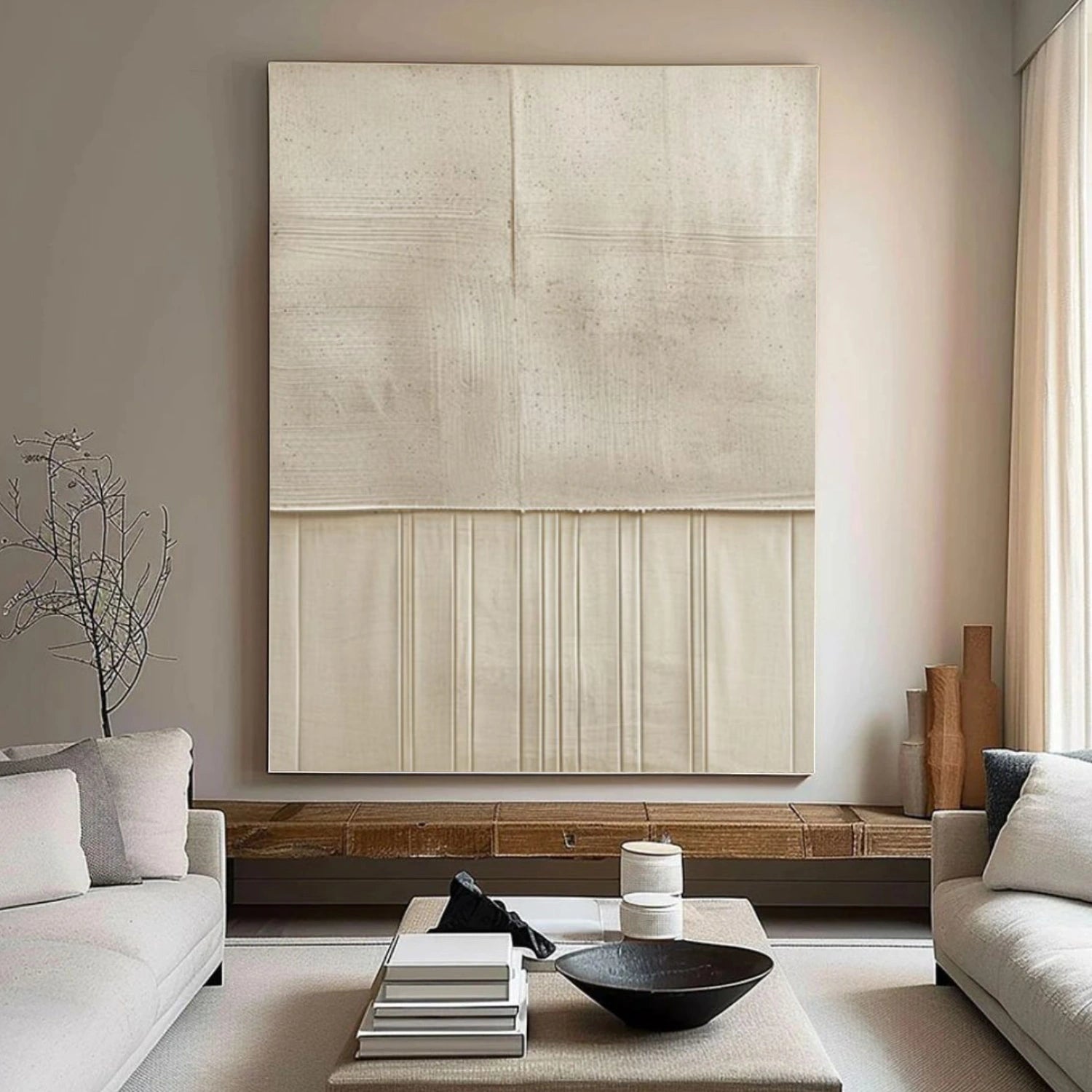Minimalist Textured Canvas Art #MM357