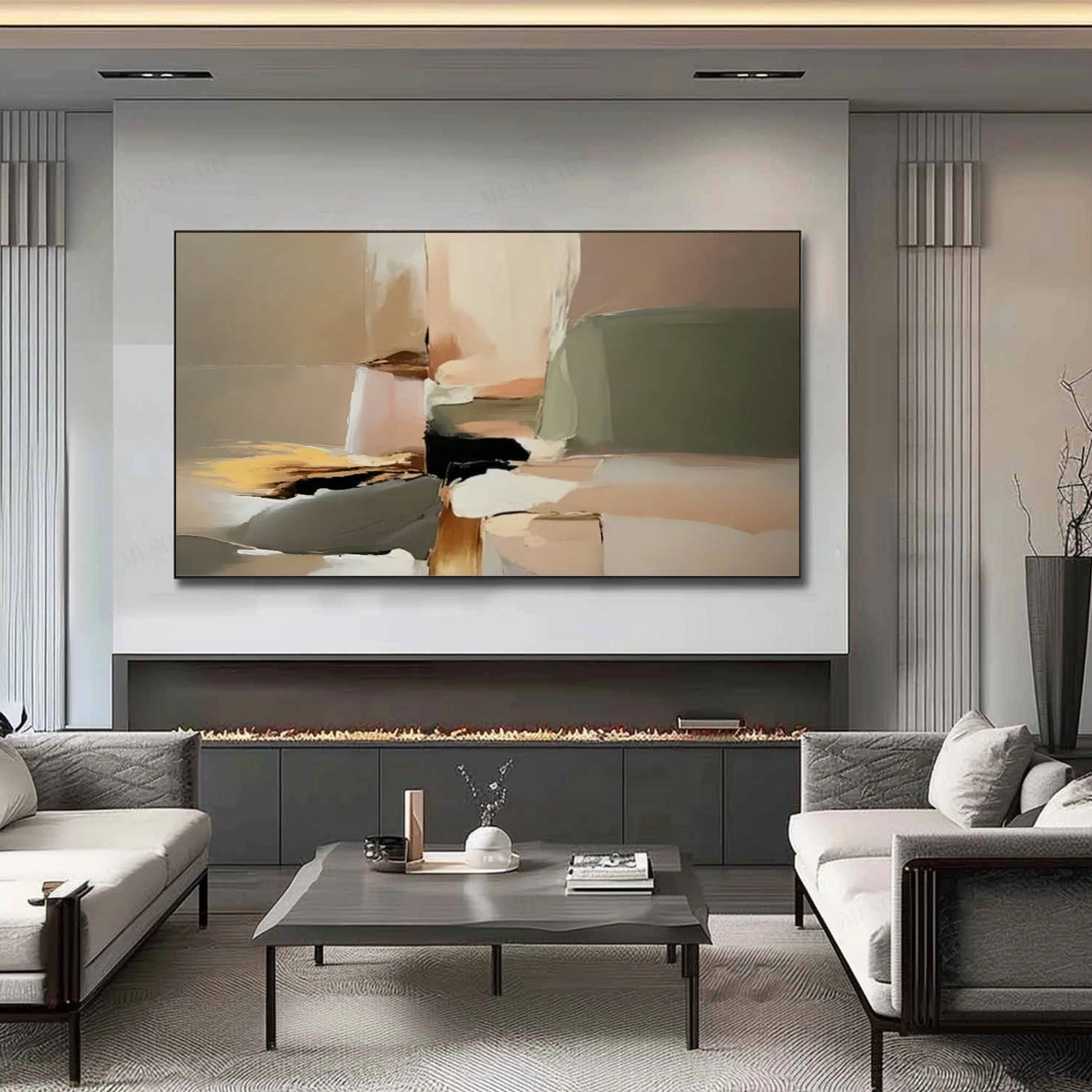 Abstract Canvas Art #WS652