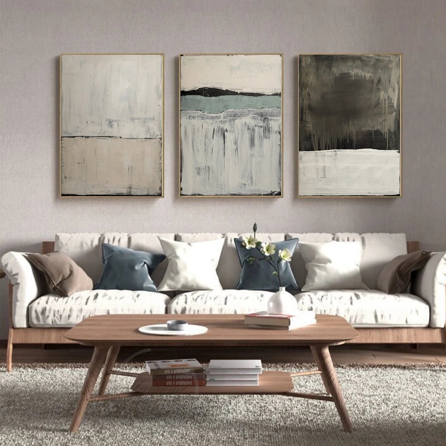Wabi Sabi Canvas Art Set of 3 #WS684