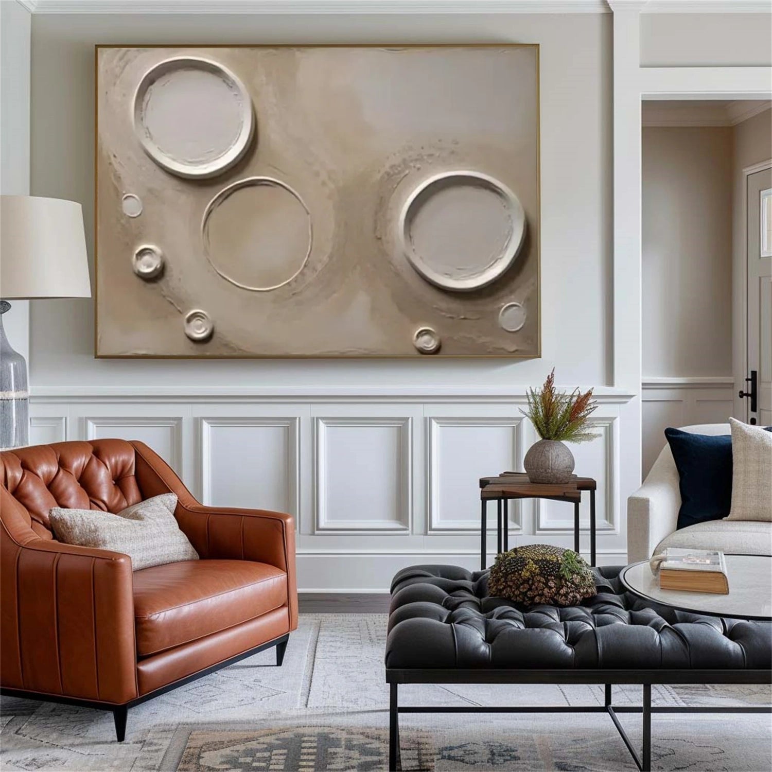 Minimalist Textured Canvas Art Set of 3 #MM308