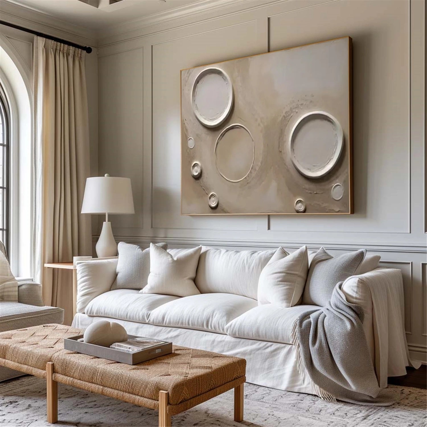 Minimalist Textured Canvas Art Set of 3 #MM308