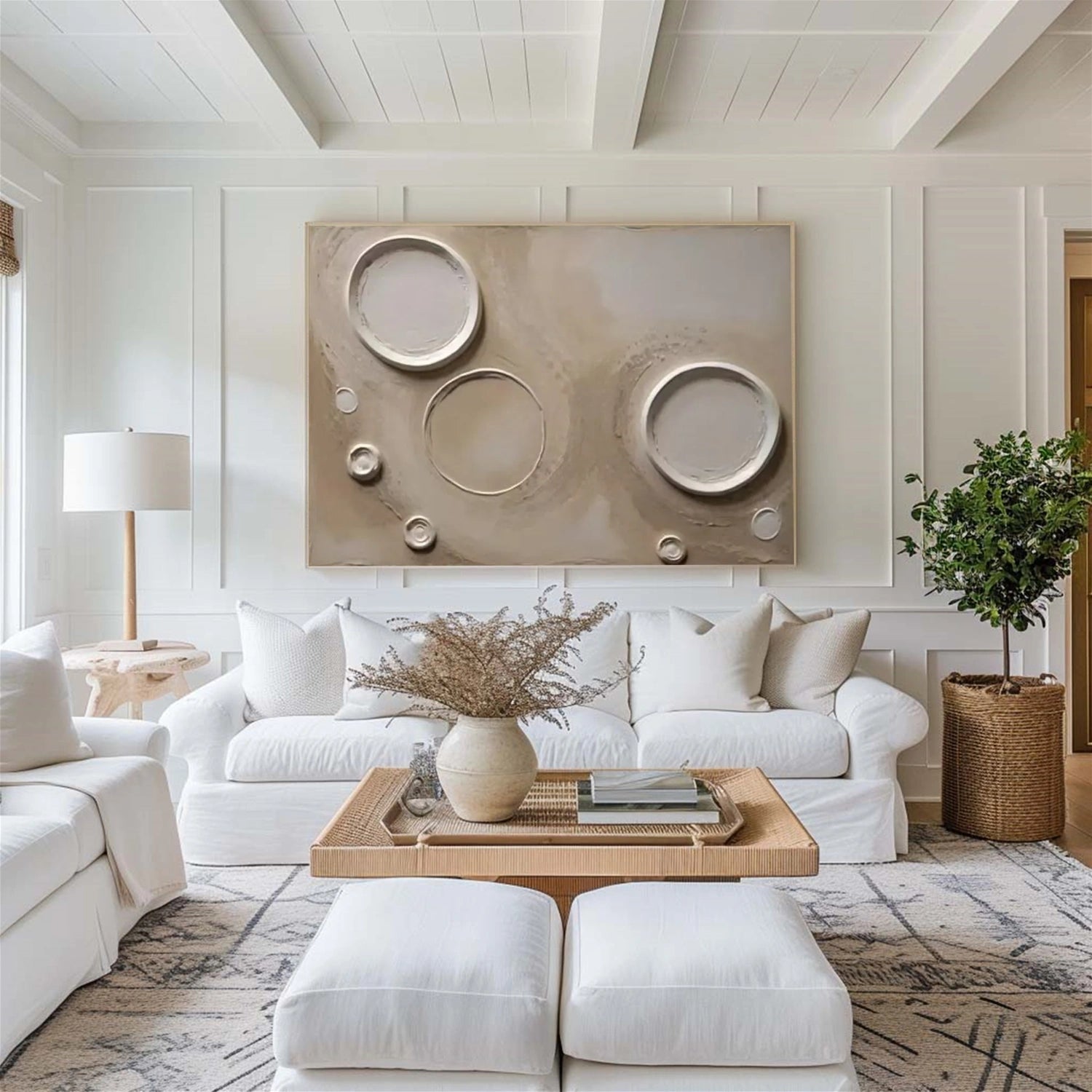 Minimalist Textured Canvas Art Set of 3 #MM308