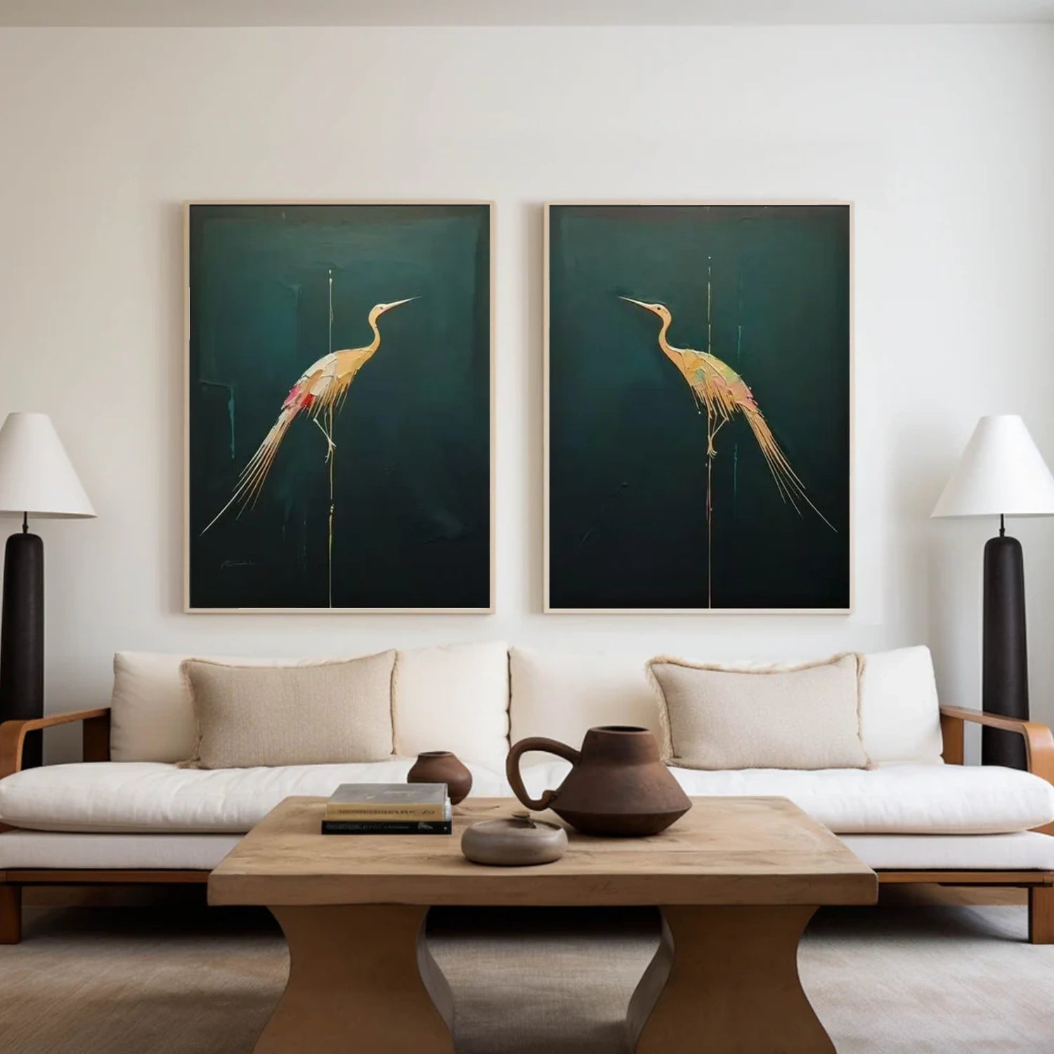 Abstract Animal Wall Art Set of 2 #AL152