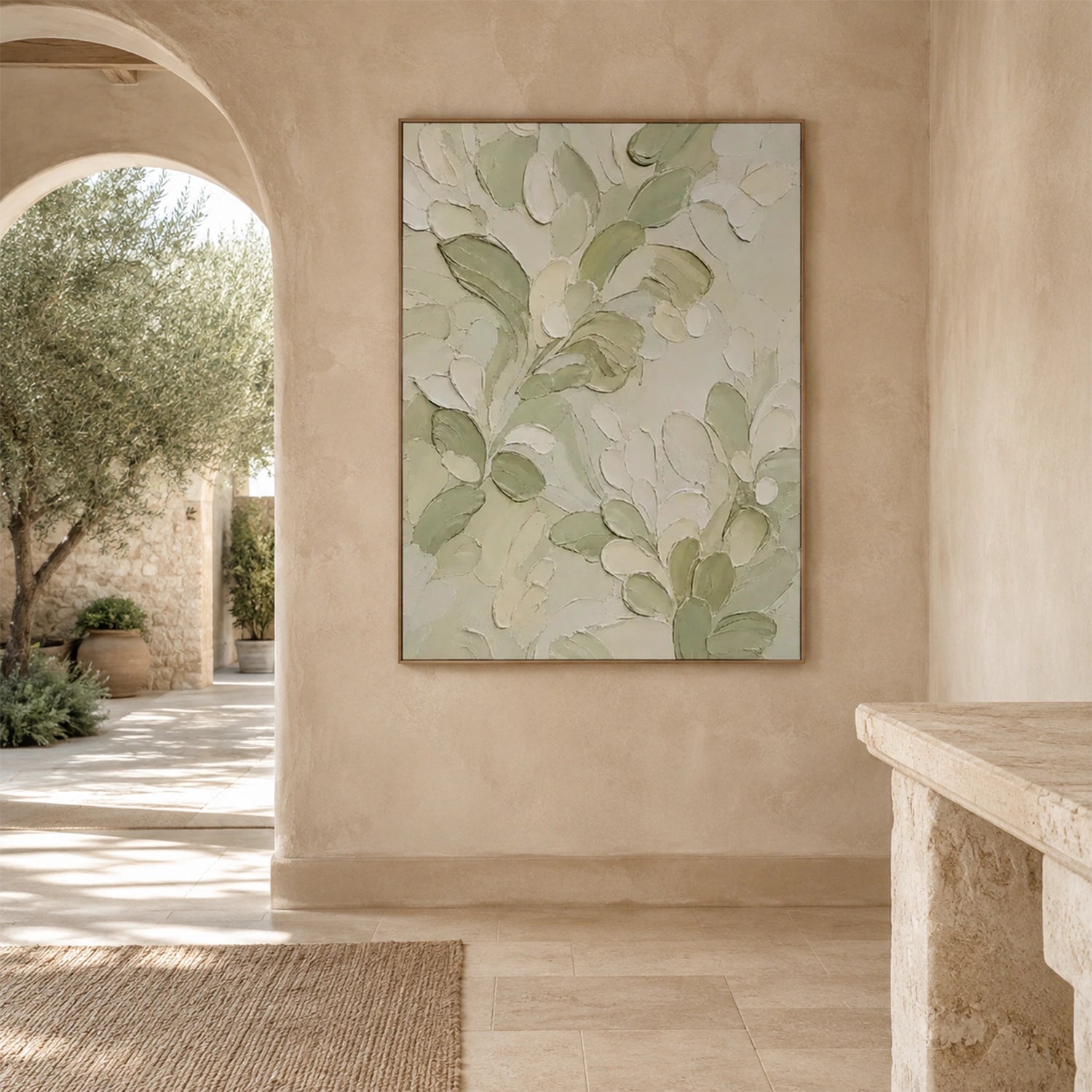 Flower & Tree Abstract Wall Art #ML282