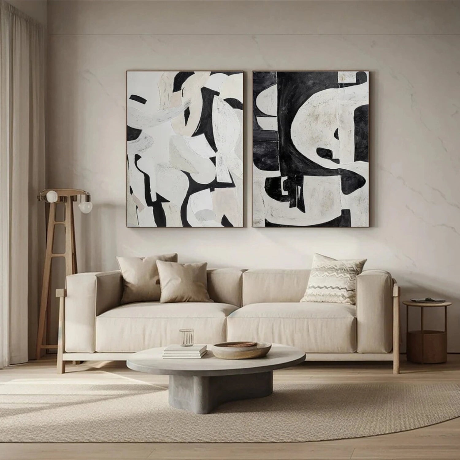 Minimalist Canvas Art Set of 2 #MM265