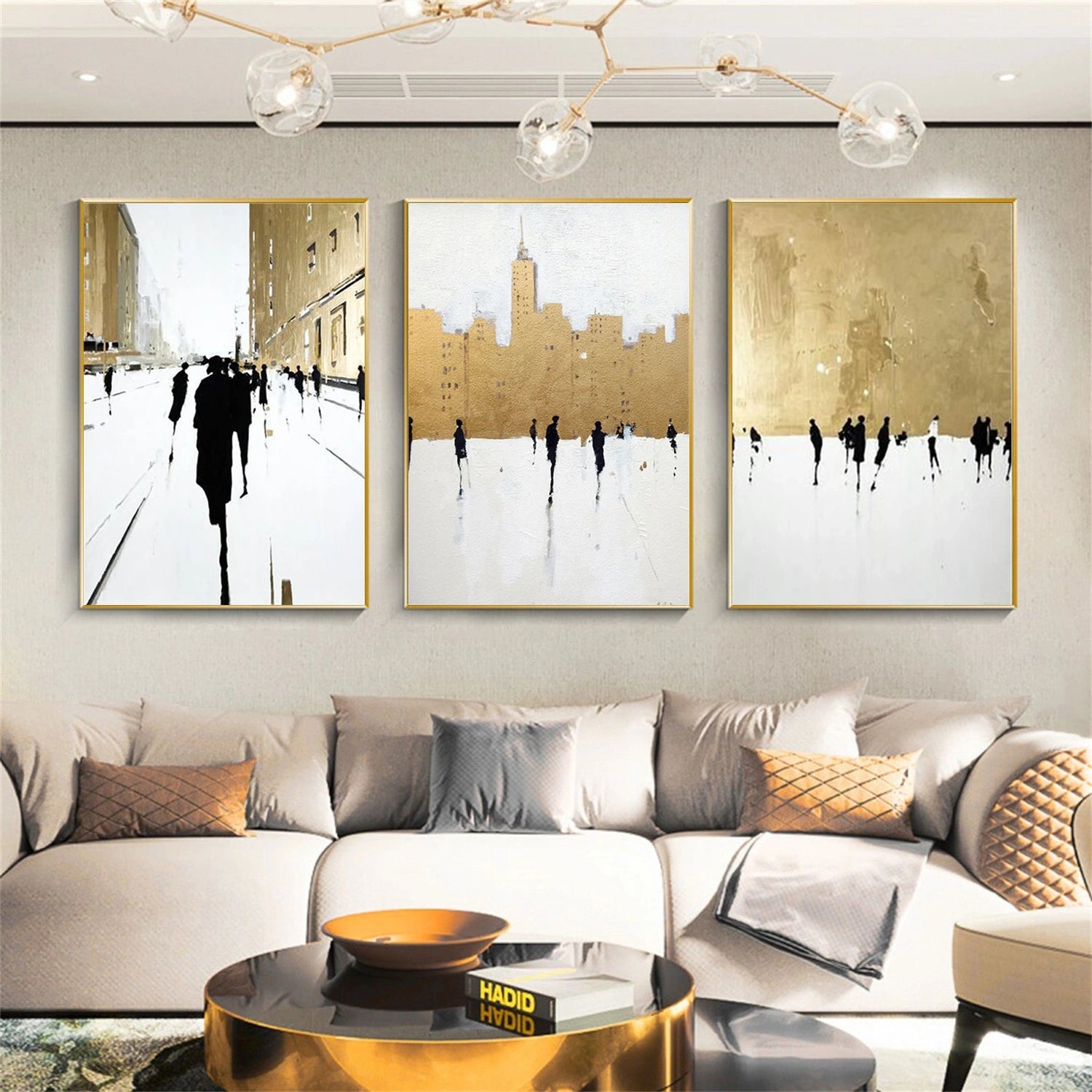 Abstract Portrait Wall Art Set of 3 #AP066