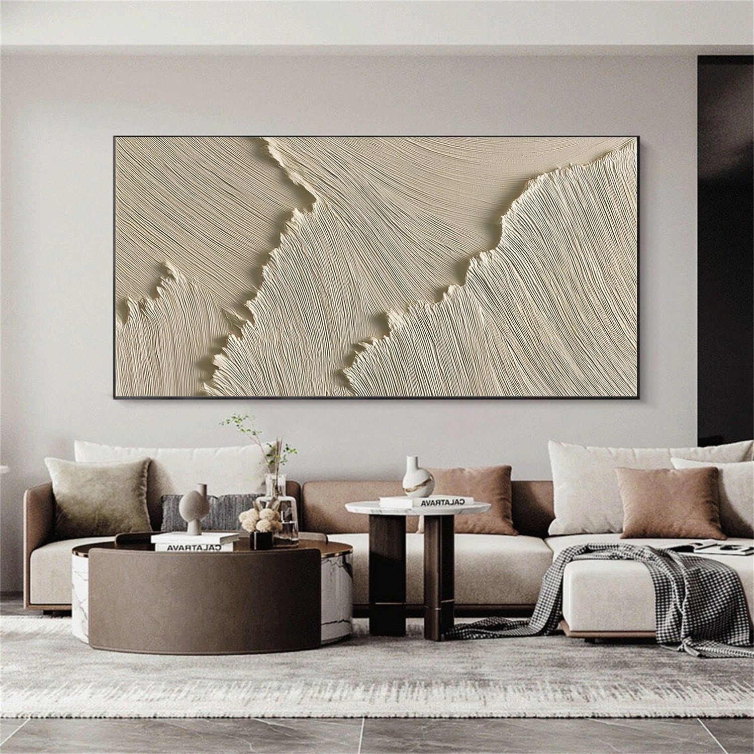 Sea & Sky Minimalist Textured Wall Art #MS245