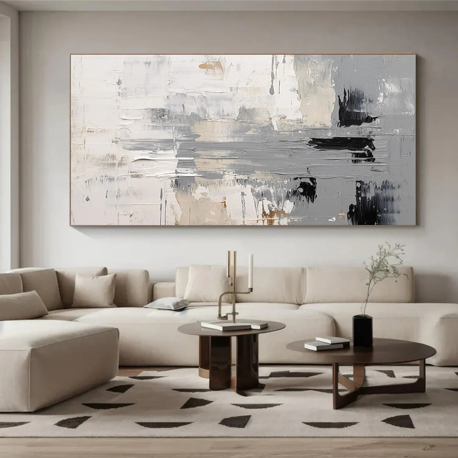 Abstract Textured Canvas Art #WS950