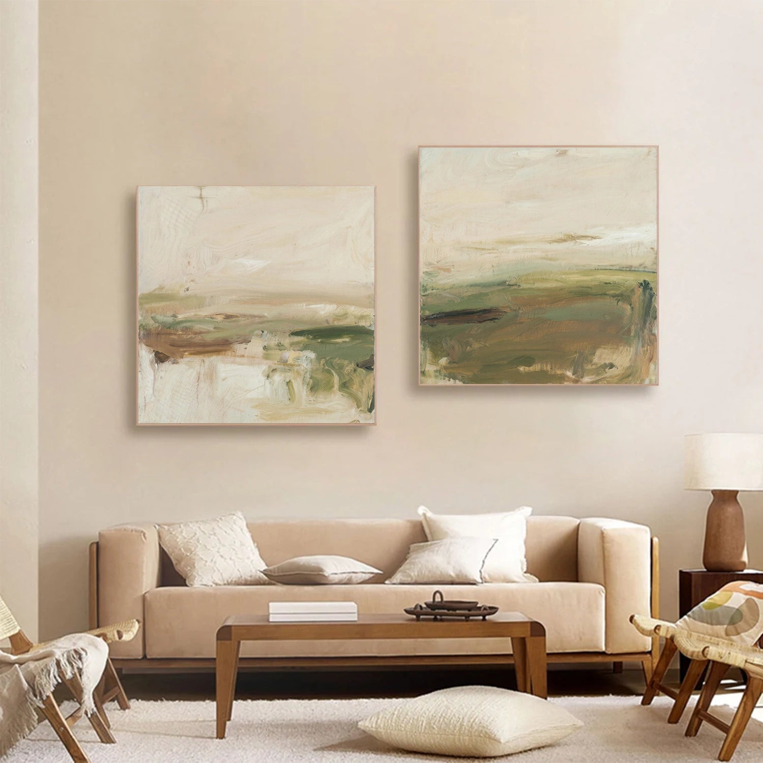 Wabi Sabi Canvas Art Set of 2 #WS757