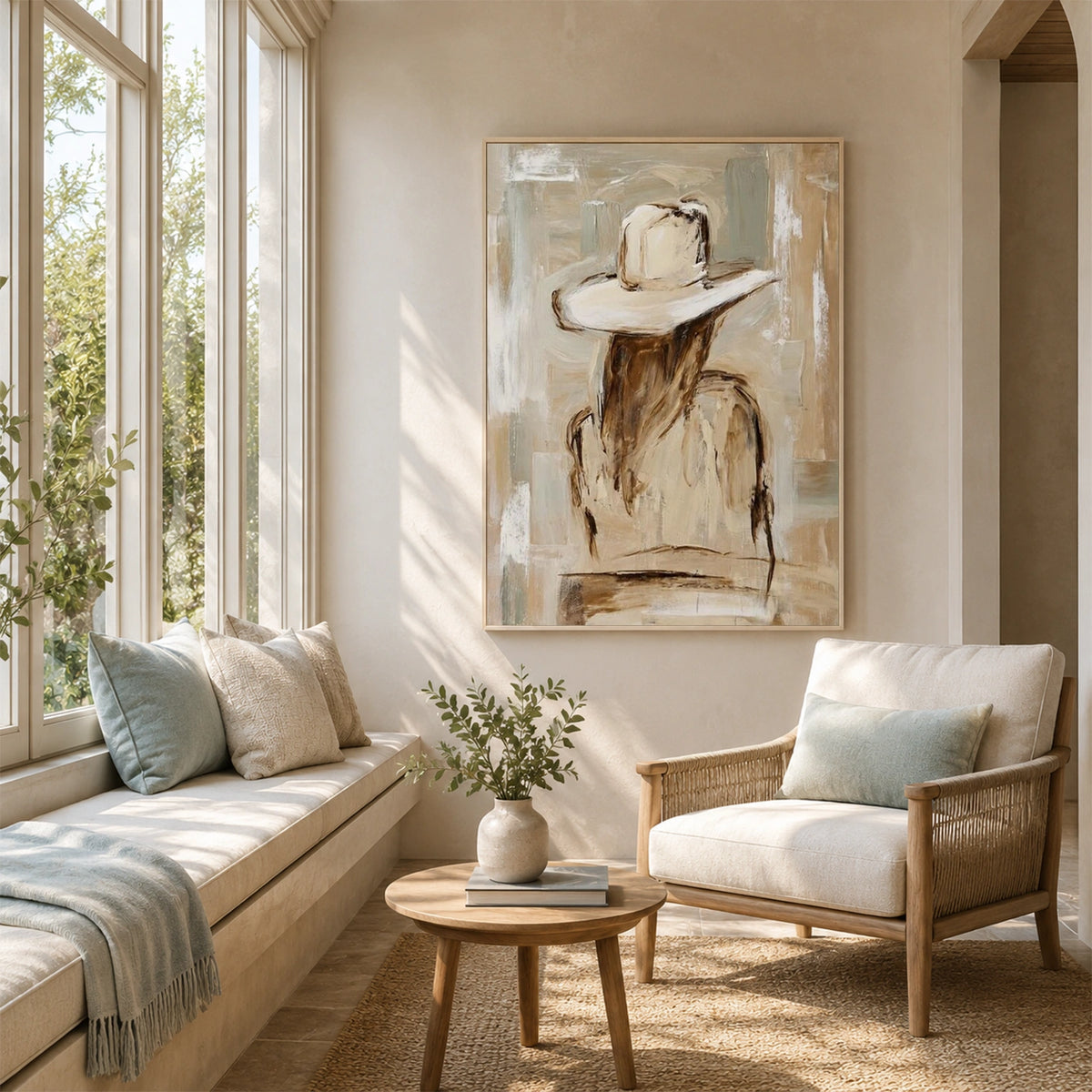 Abstract Portrait Wall Art #AP154