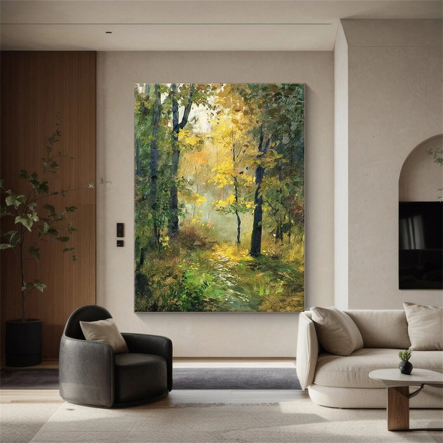 Flower & Tree Abstract Wall Art #ML142