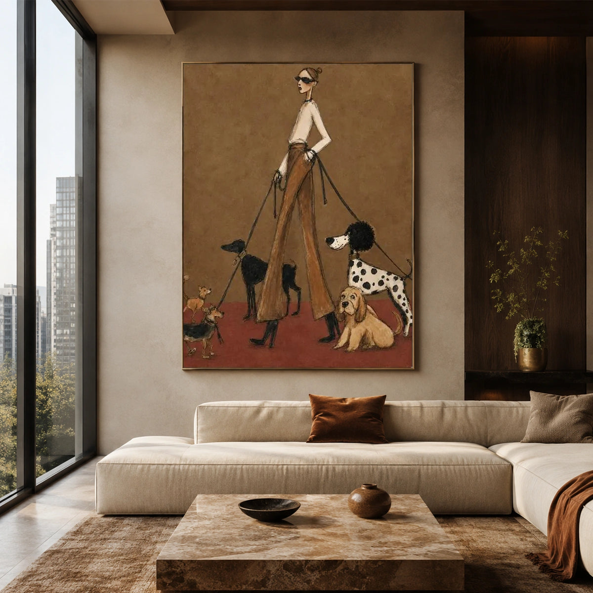 Abstract Portrait Wall Art #AP155