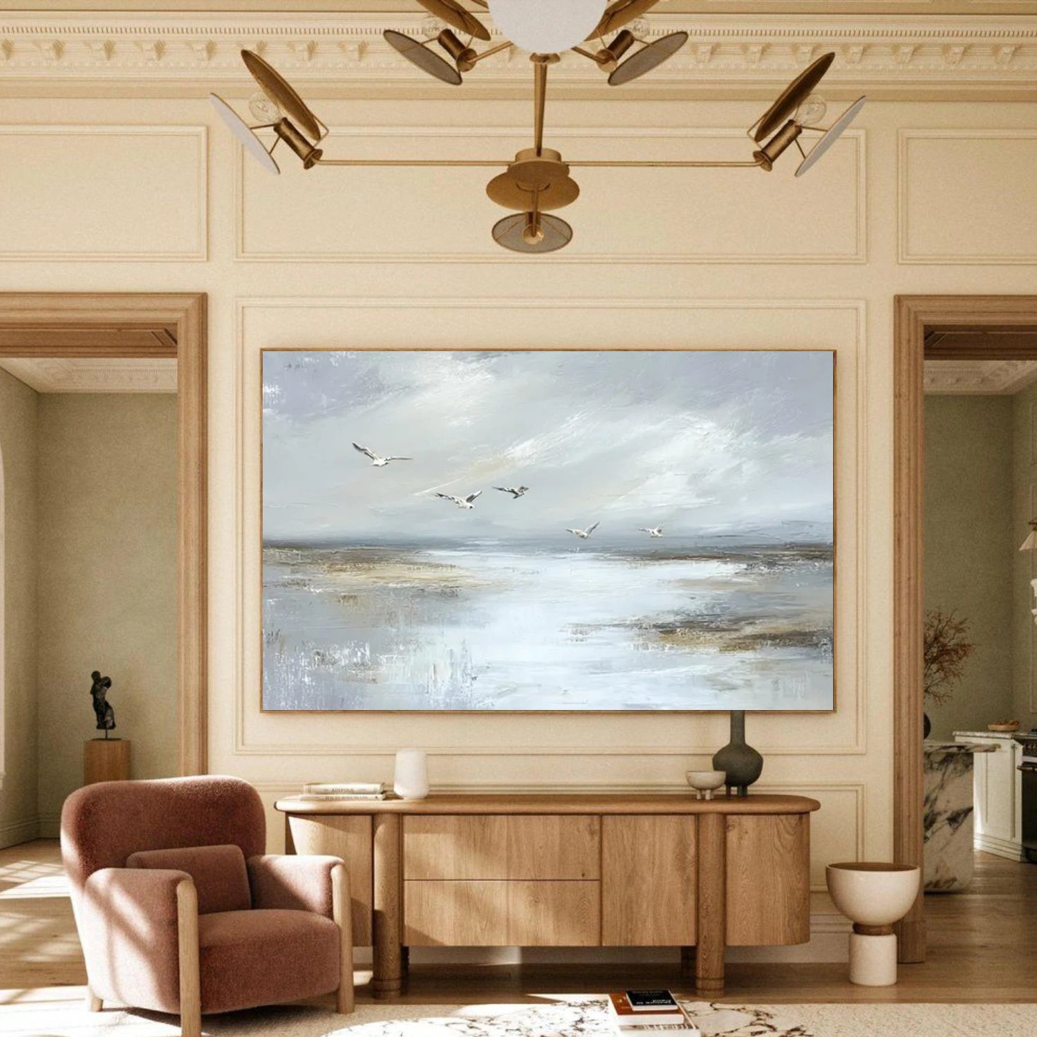 Sea & Sky Abstract Wall Art #MS259