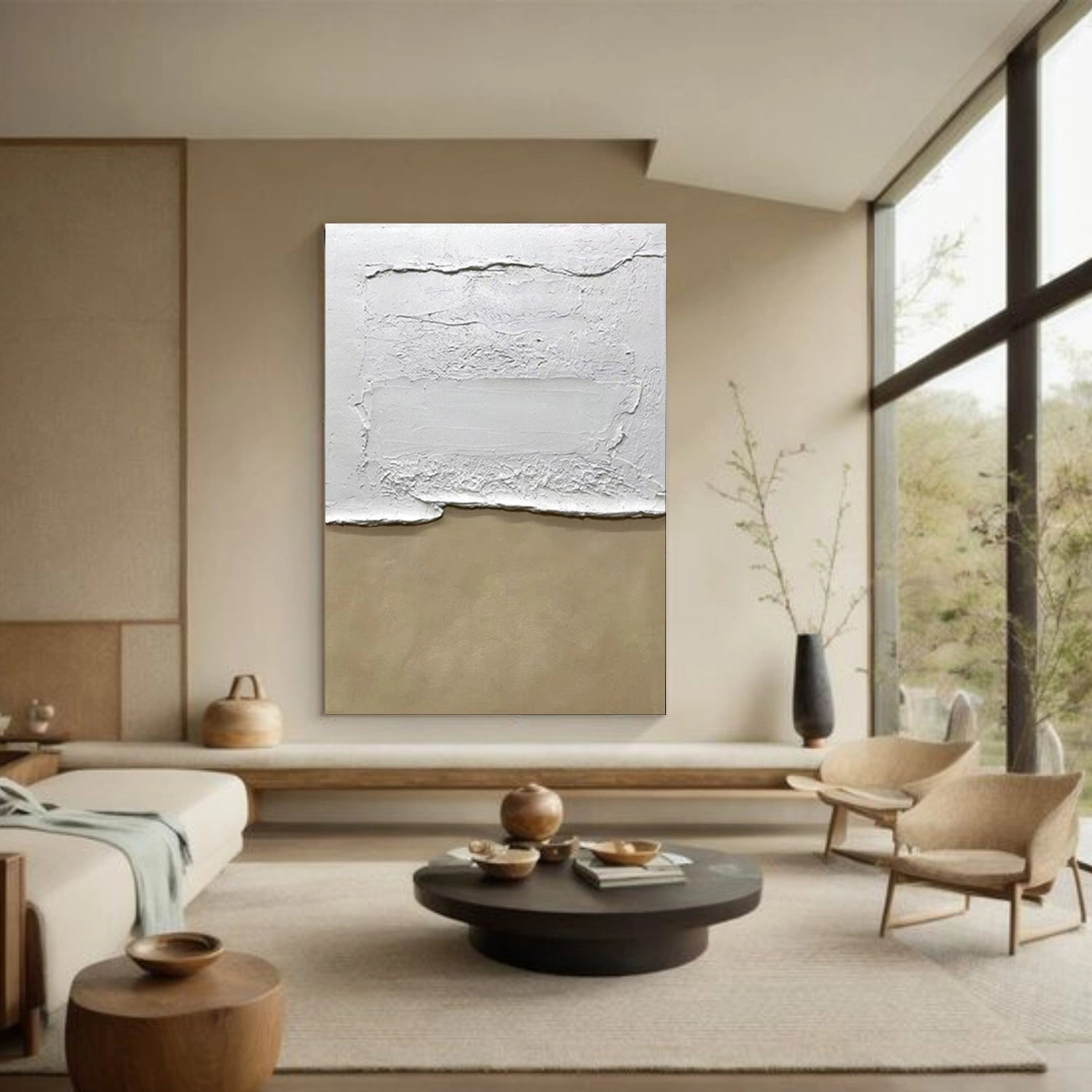 Minimalist Textured Canvas Art #MM365
