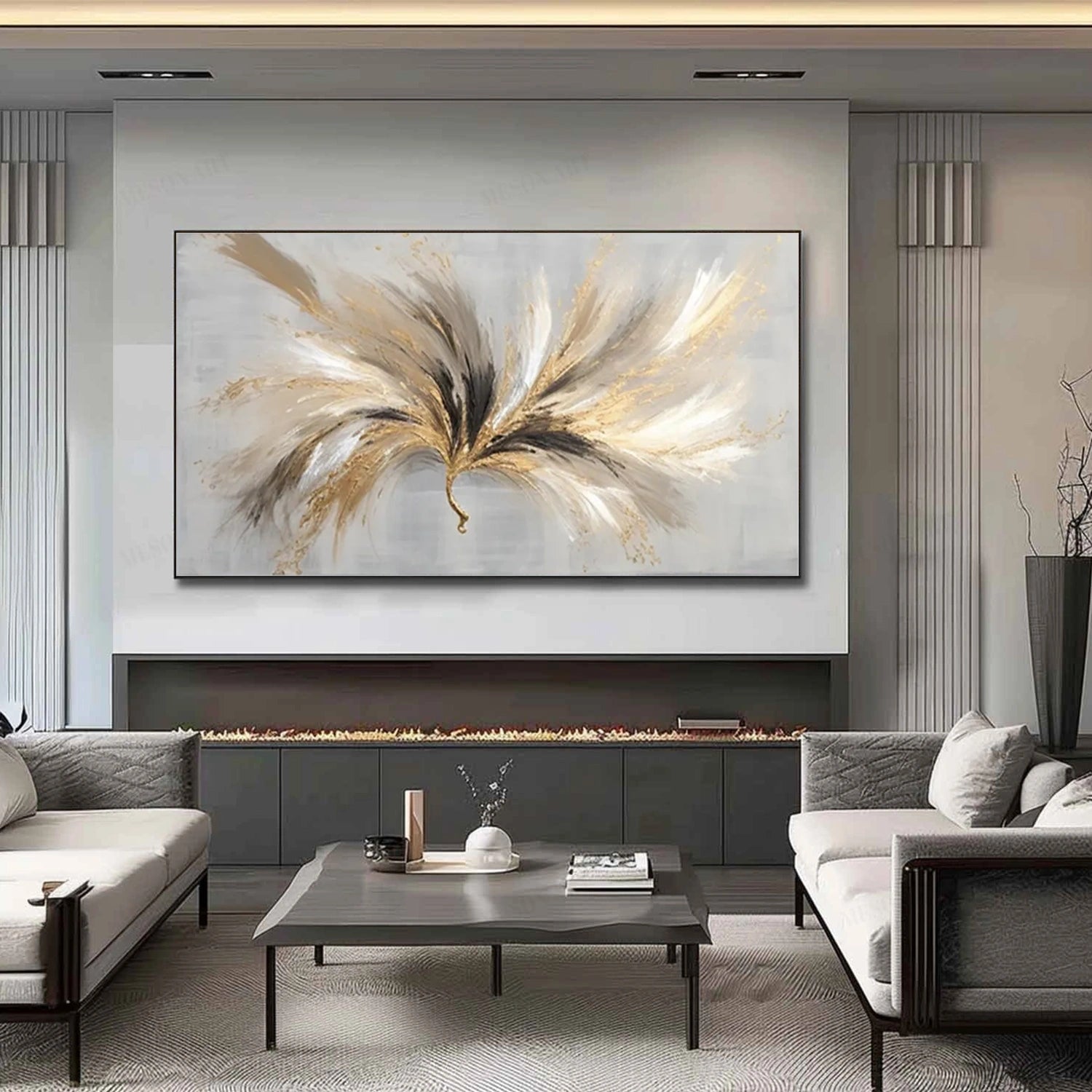 Abstract Canvas Art #WS655