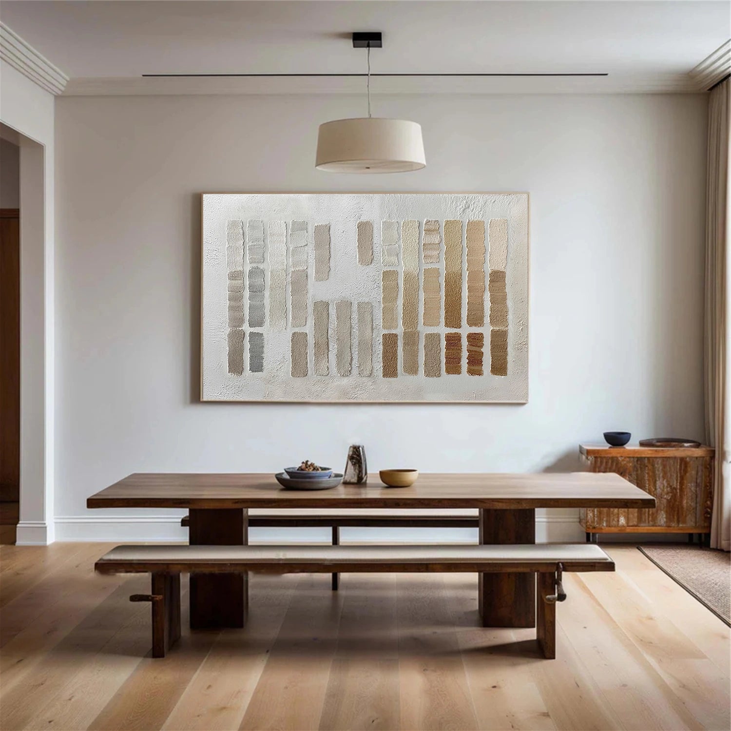 Wabi Sabi Textured Canvas Art #WS929