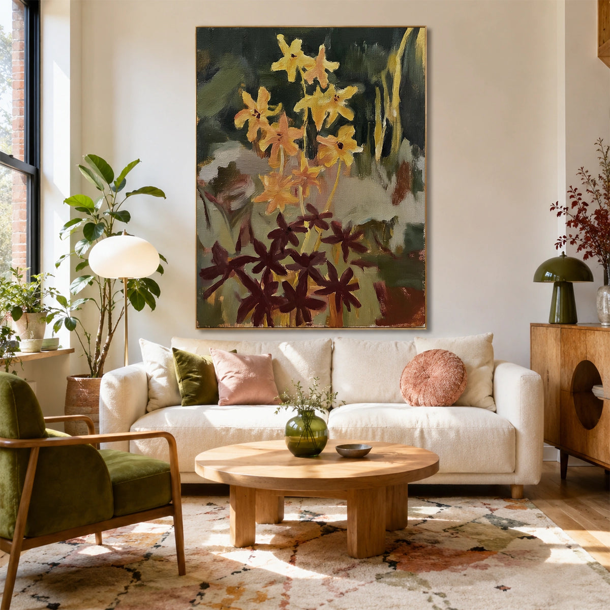 Flower & Tree Abstract Wall Art #ML268
