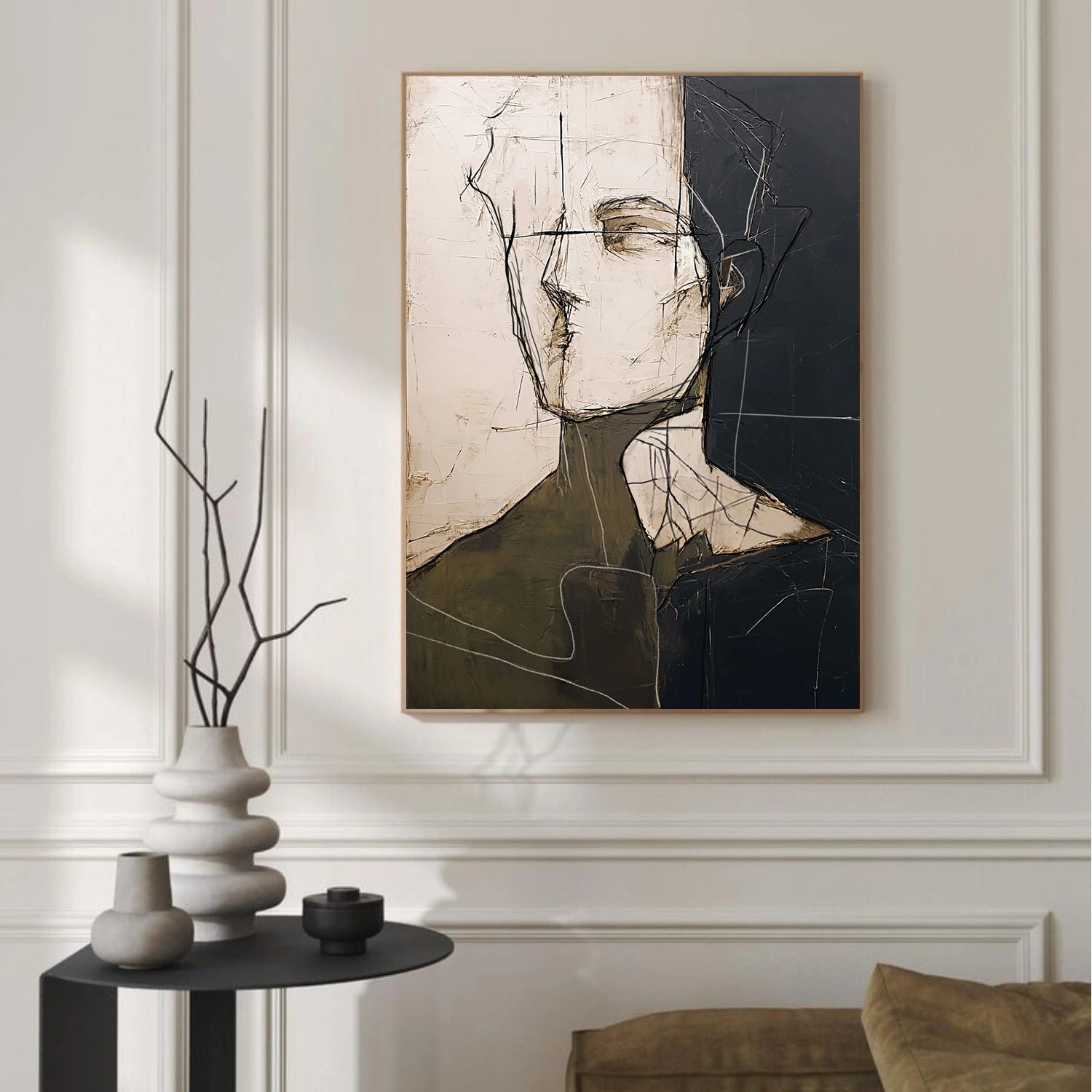 Abstract Portrait Wall Art #AP108