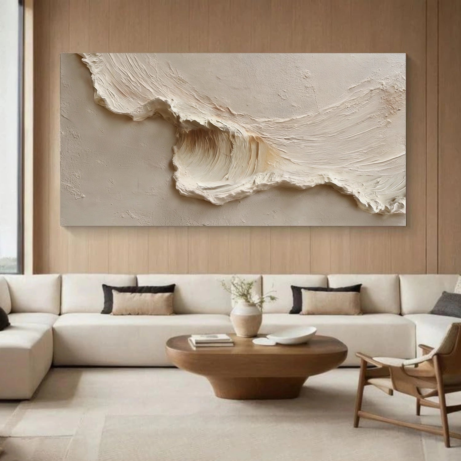 Sea & Sky Abstract Textured Wall Art #MS234