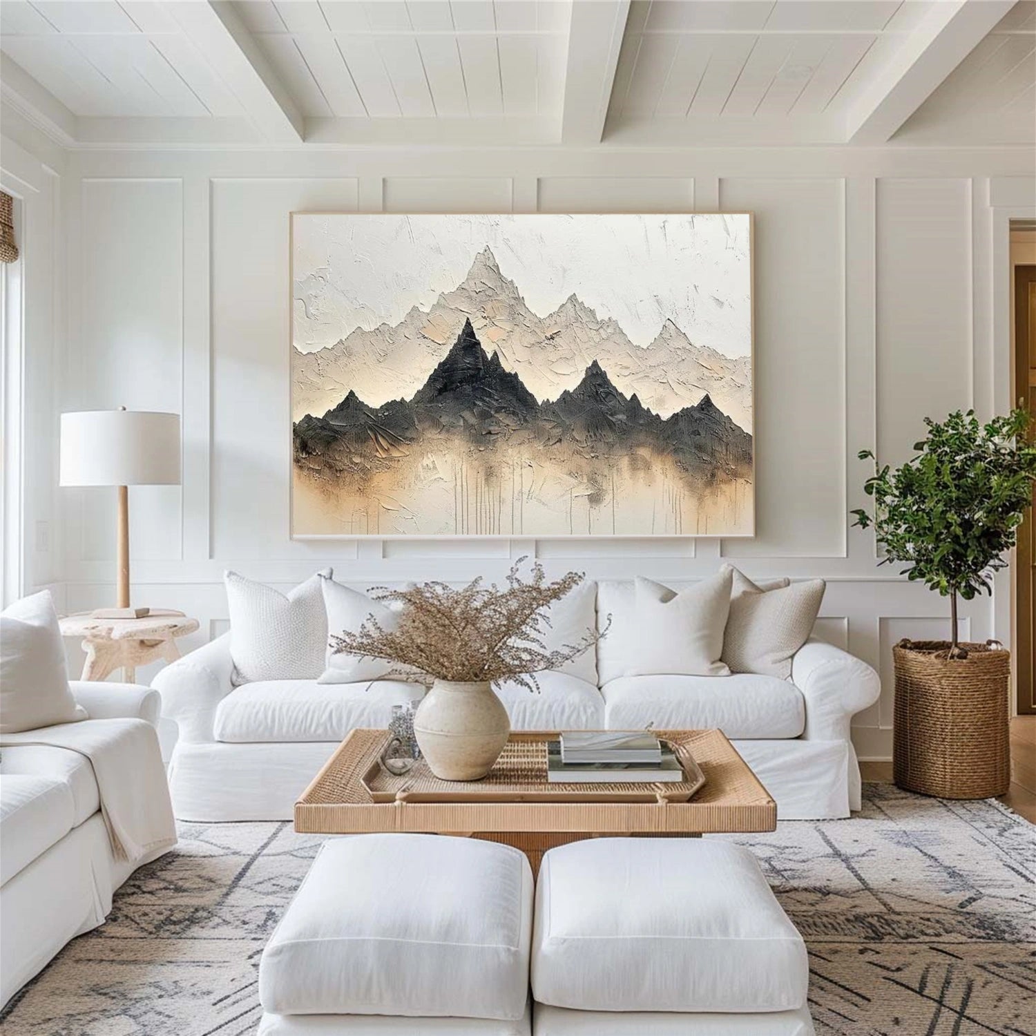 Minimalist Mountain Canvas Art #MM313
