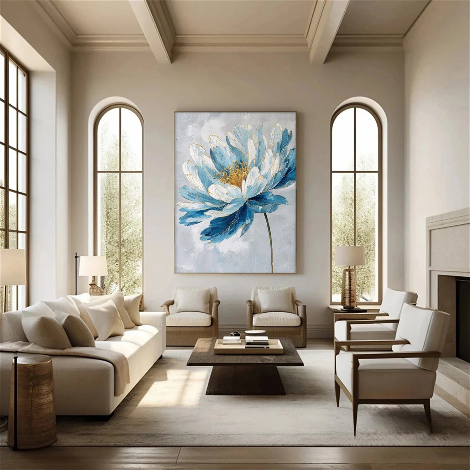 Flower & Tree Abstract Wall Art #ML248