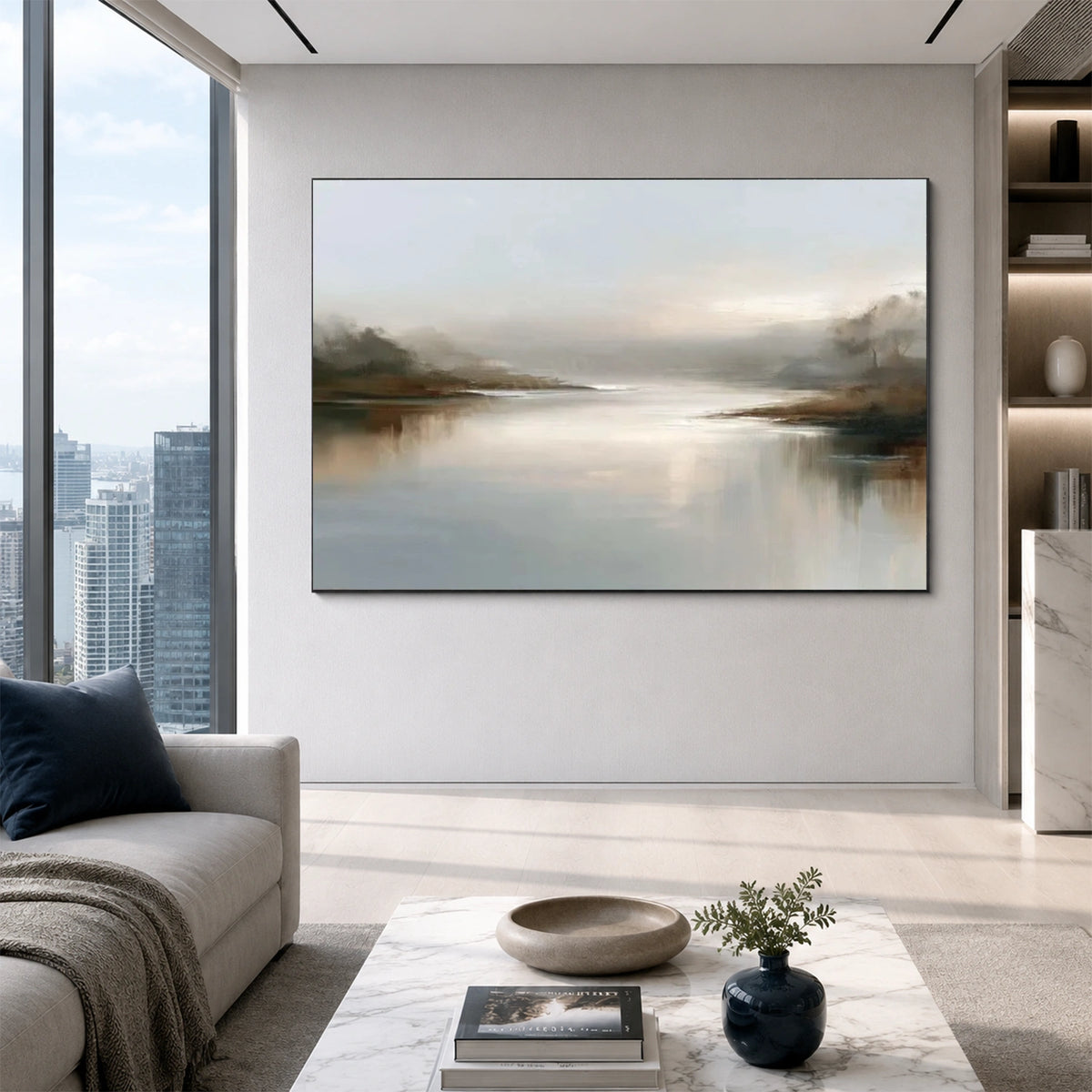 Sea & Sky Abstract Wall Art #MS379