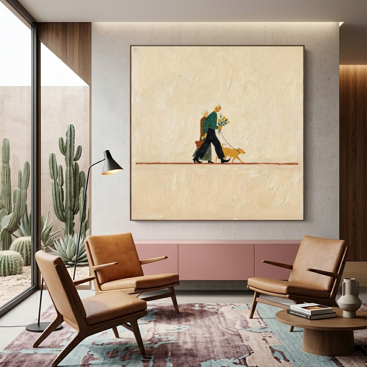 Abstract Portrait Wall Art #AP162