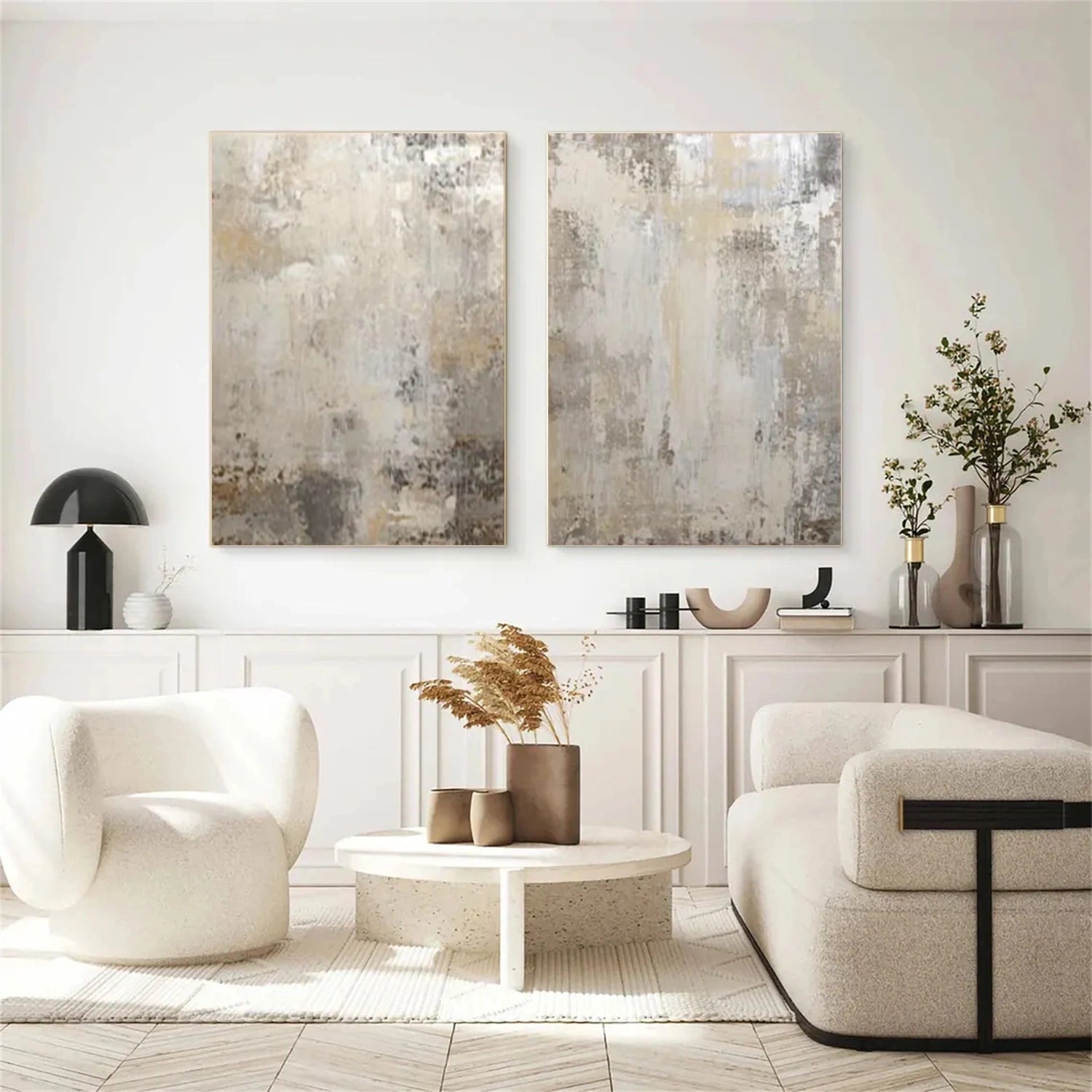 Wabi Sabi Canvas Art Set of 2 #WS797
