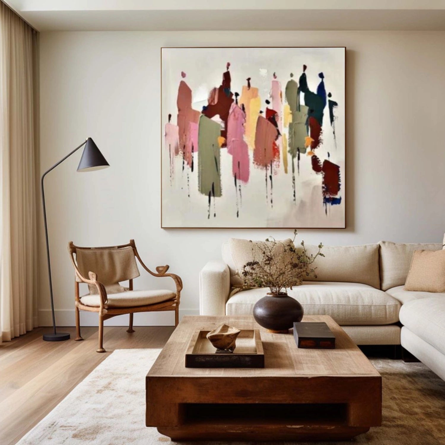 Abstract Portrait Wall Art #AP083