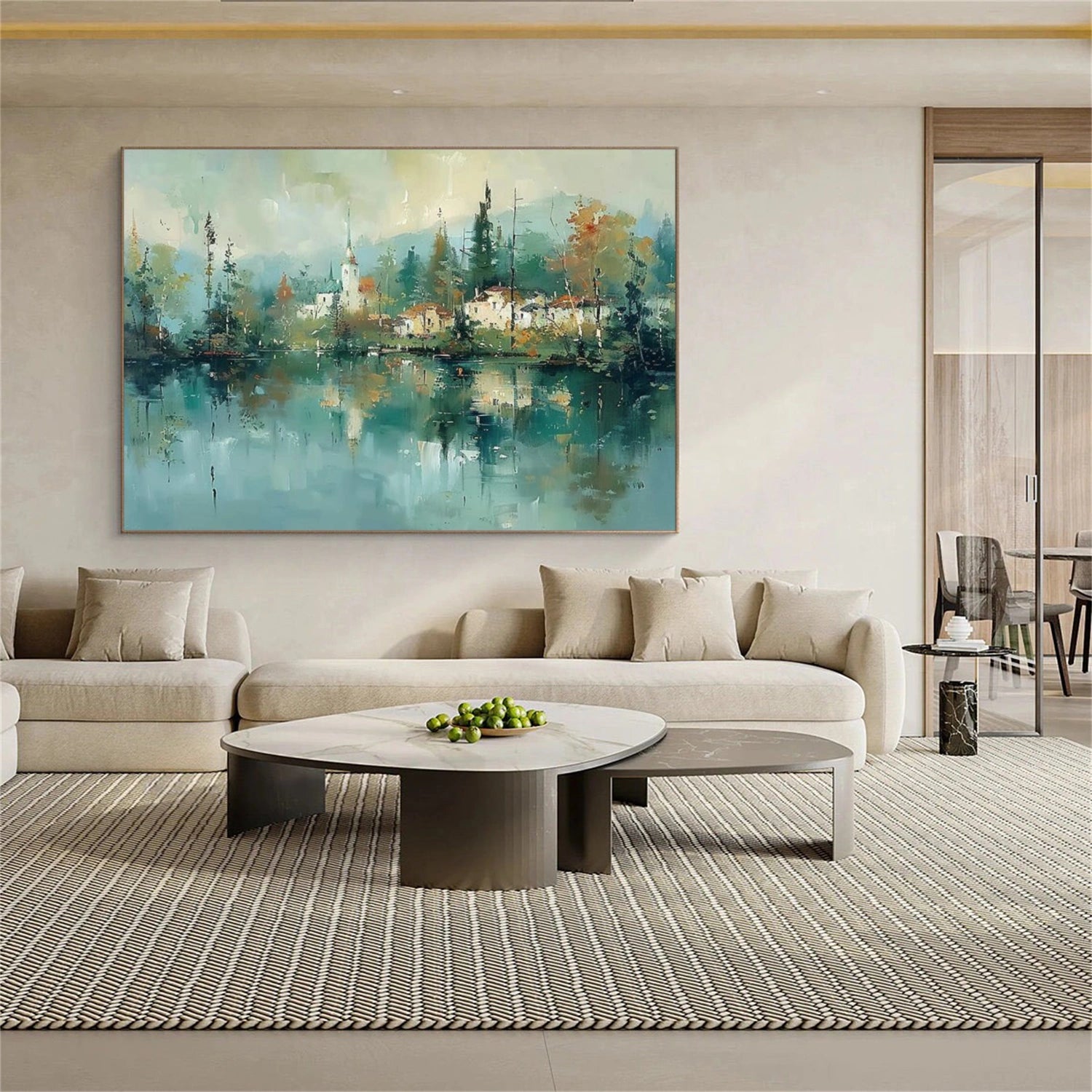 Sea & Sky Abstract Wall Art #MS197