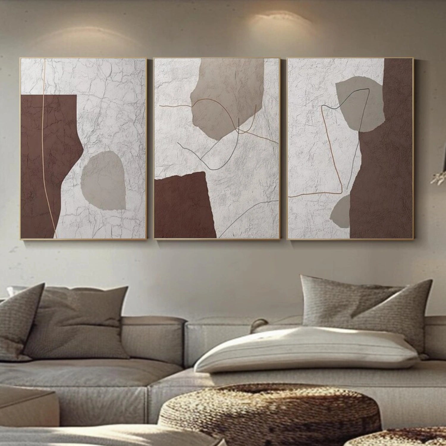 Abstract Canvas Art Set of 3 #WS804