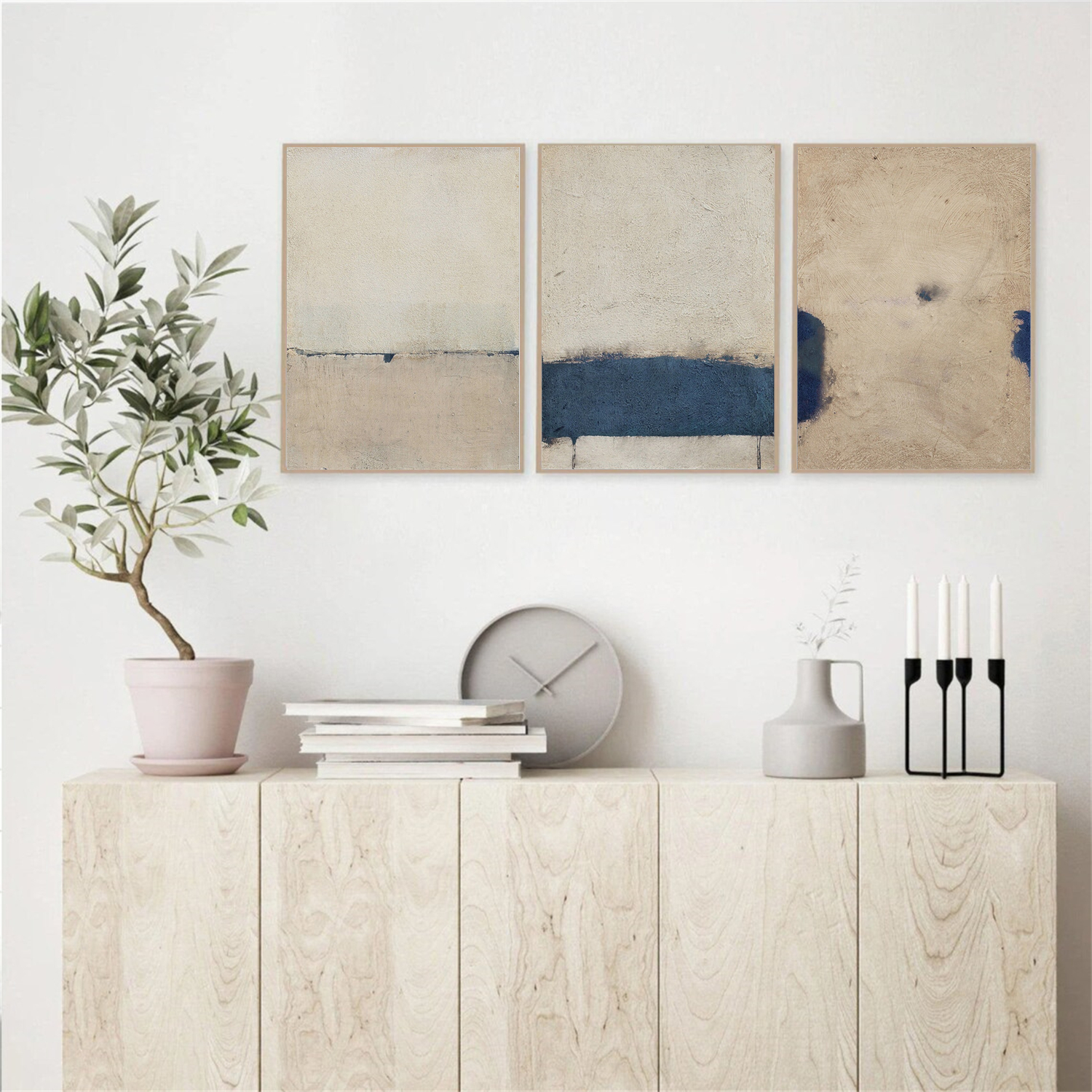 Wabi Sabi Canvas Art Set of 3 #WS657