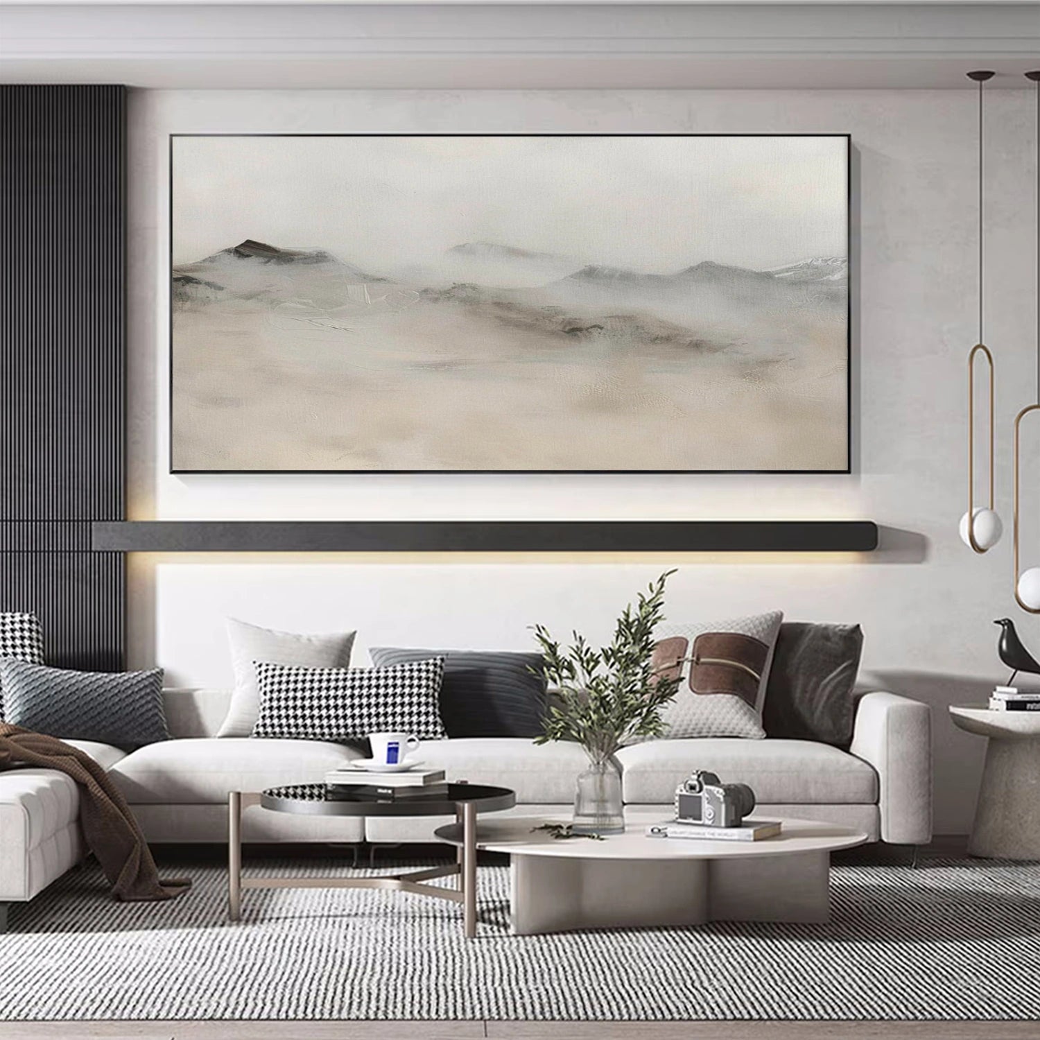 Minimalist Mountain Canvas Art #MM389