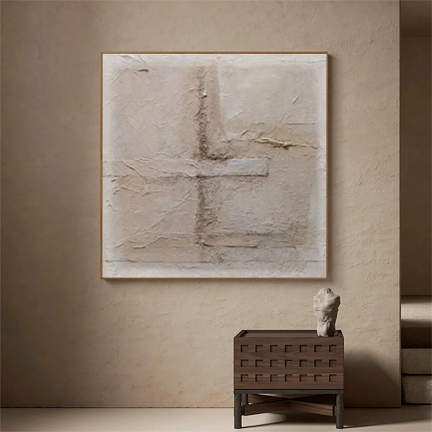 Wabi Sabi Textured Canvas Art #WS825