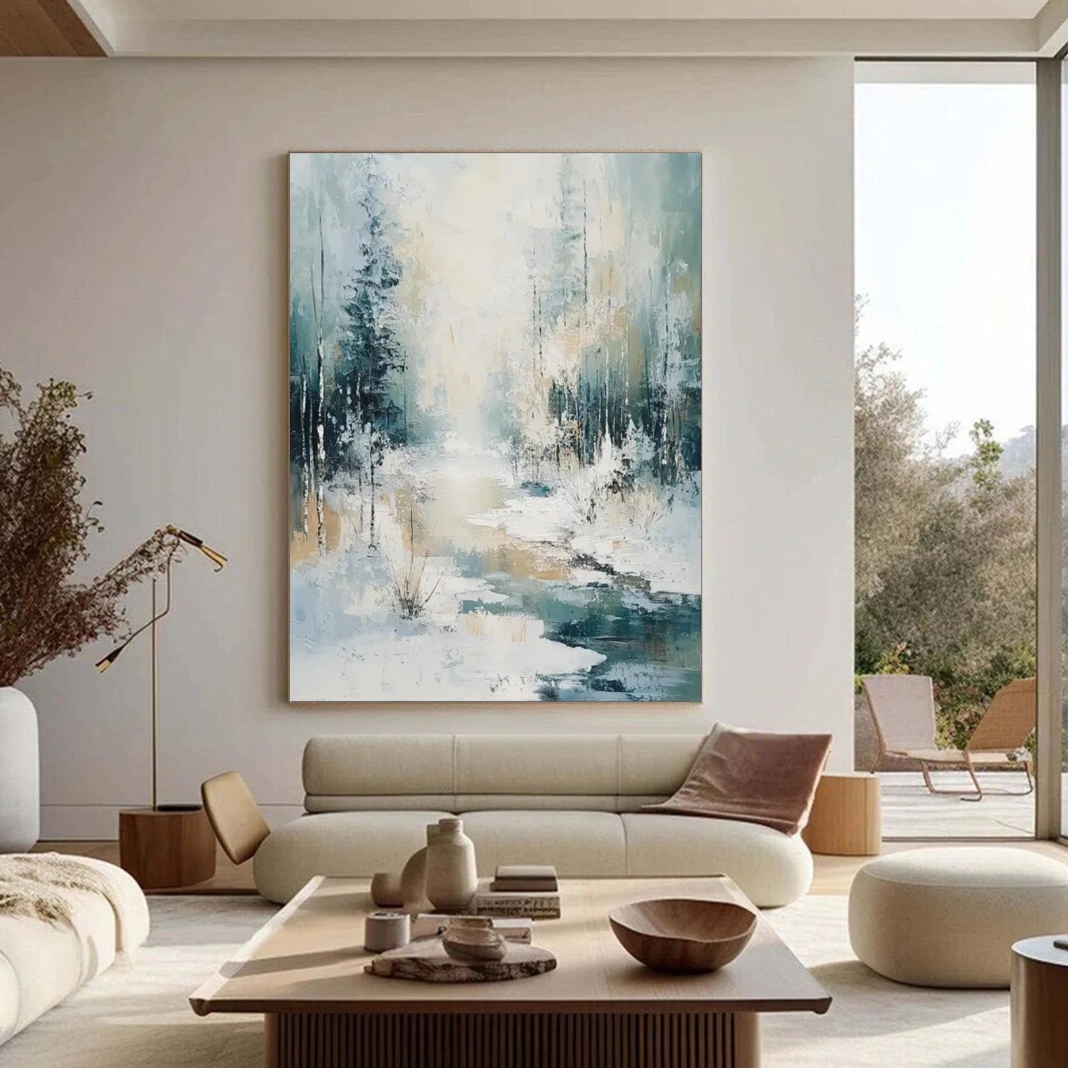 Flower & Tree Abstract Wall Art #ML159